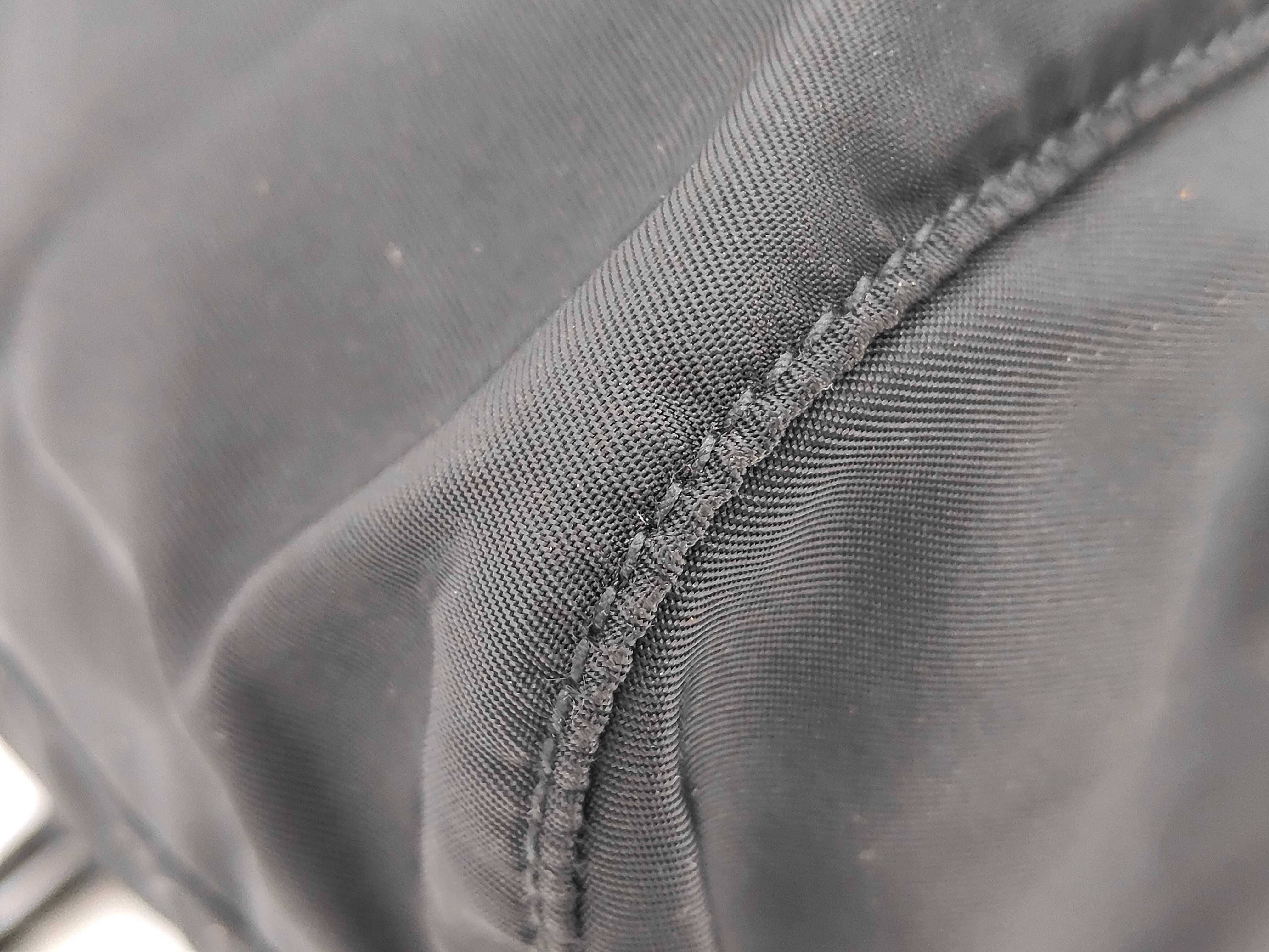 Pouch Drawstring Nylon Black Shoulder Bag — view 4