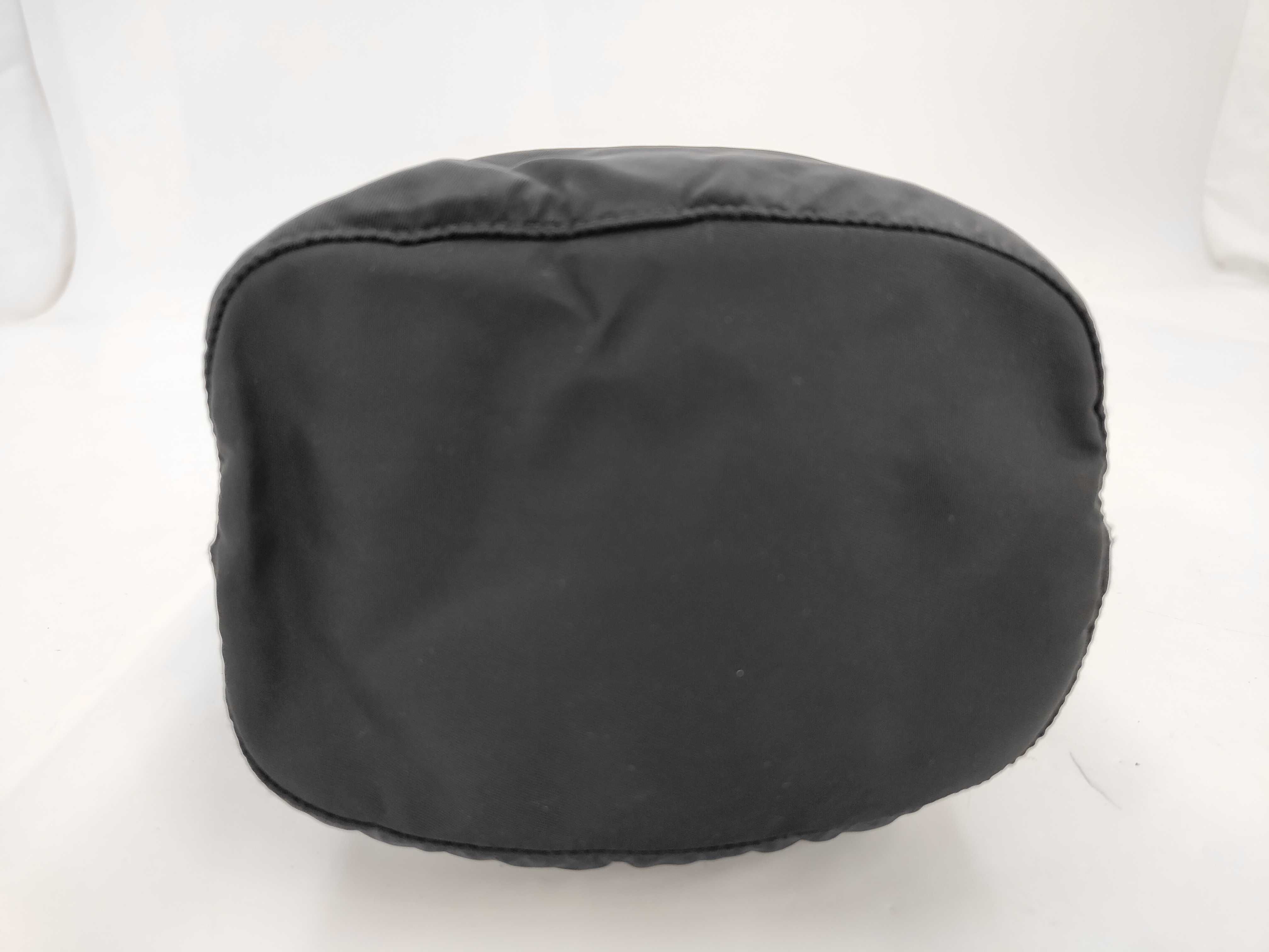Pouch Drawstring Nylon Black Shoulder Bag — view 5