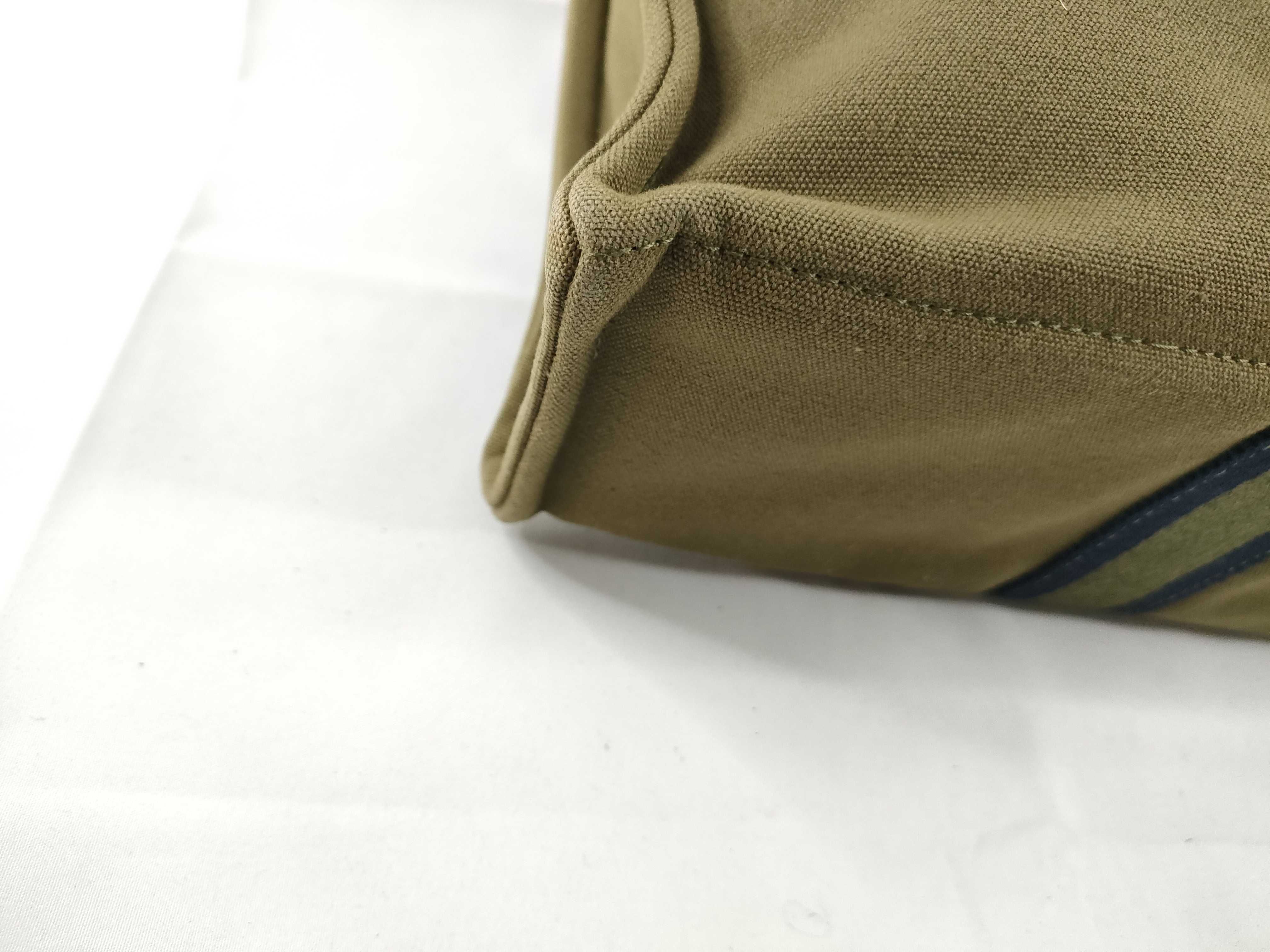 Fourre-Tout MM Khaki x Navy Handbag Tote Bag — view 3