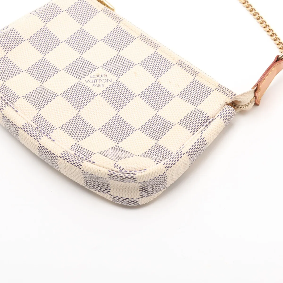 Damier Azur Mini Pochette Accessoires N58010 FL1016 White — view 3