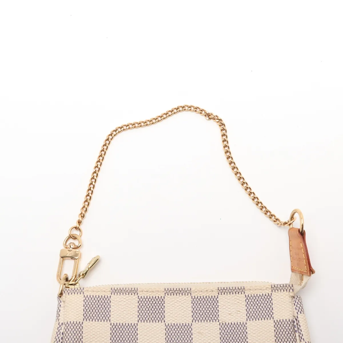 Damier Azur Mini Pochette Accessoires N58010 FL1016 White — view 6