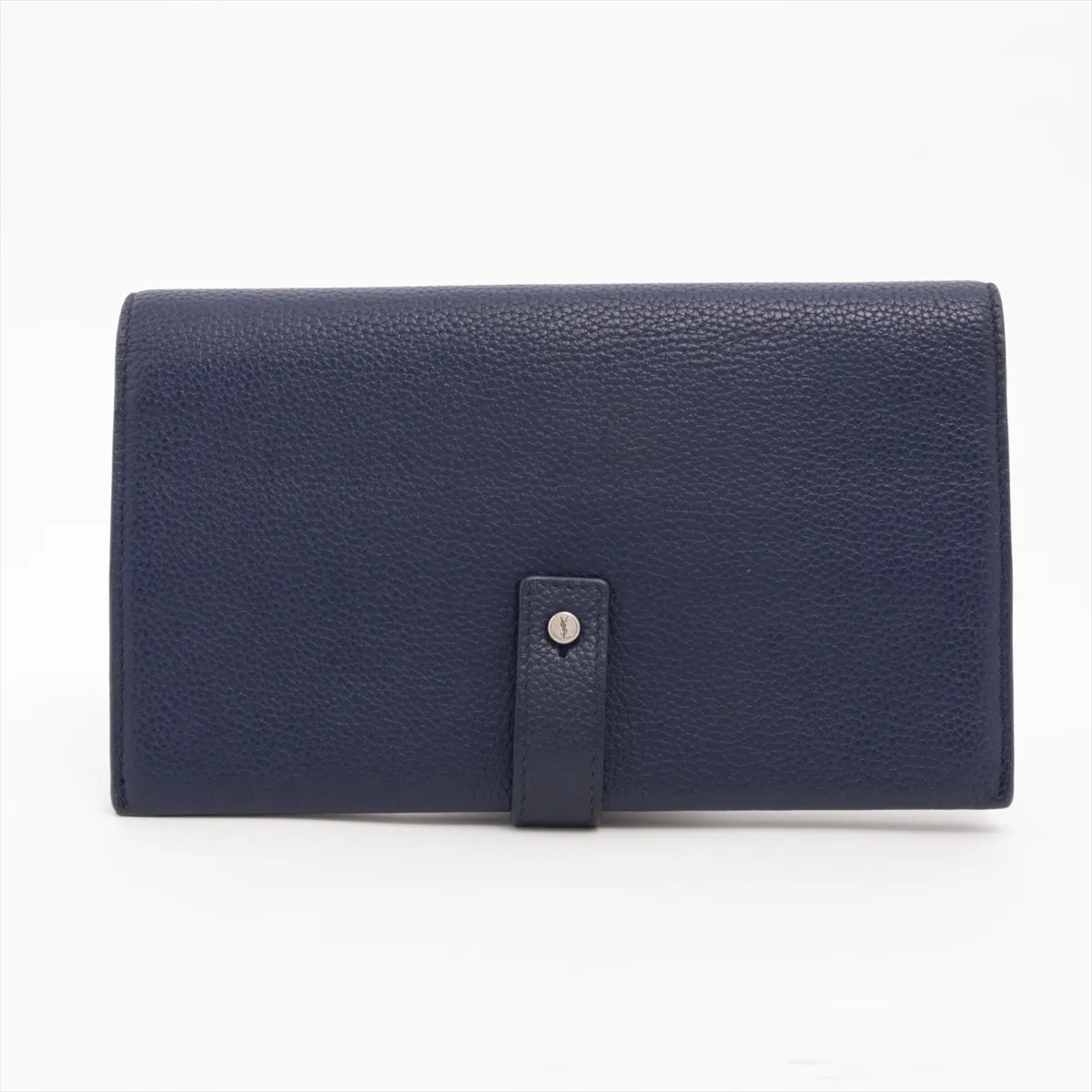Leather Long Wallet, Blue, MRT535932