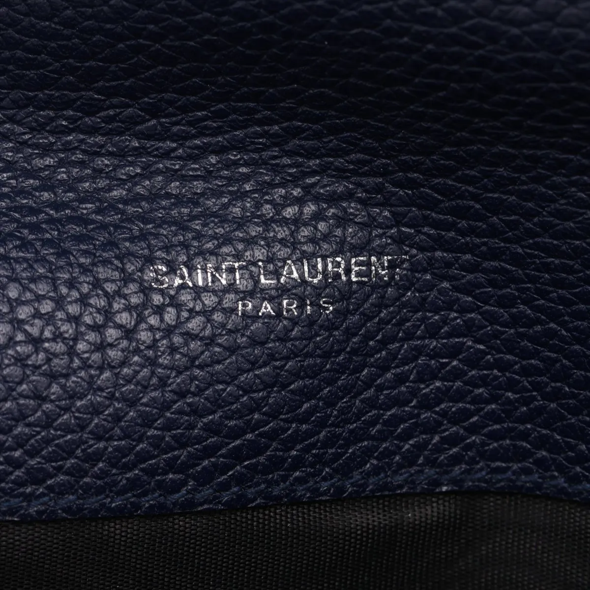 Leather Long Wallet, Blue, MRT535932 — view 10