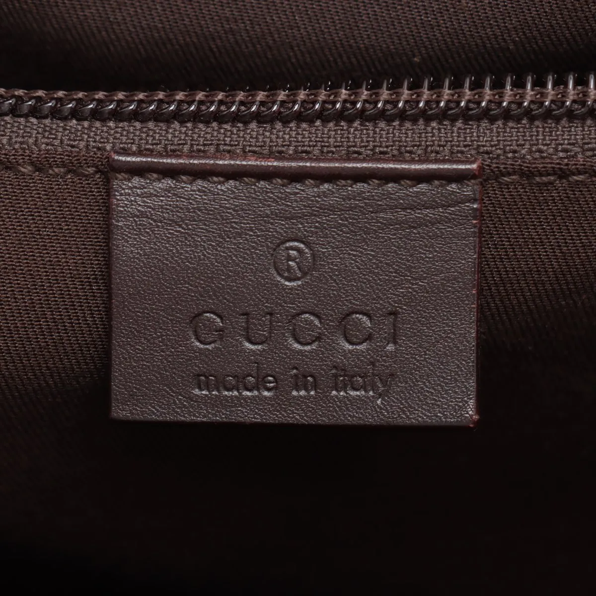 Sherry Line Suede x Leather Shoulder Bag Brown 145844 — view 8
