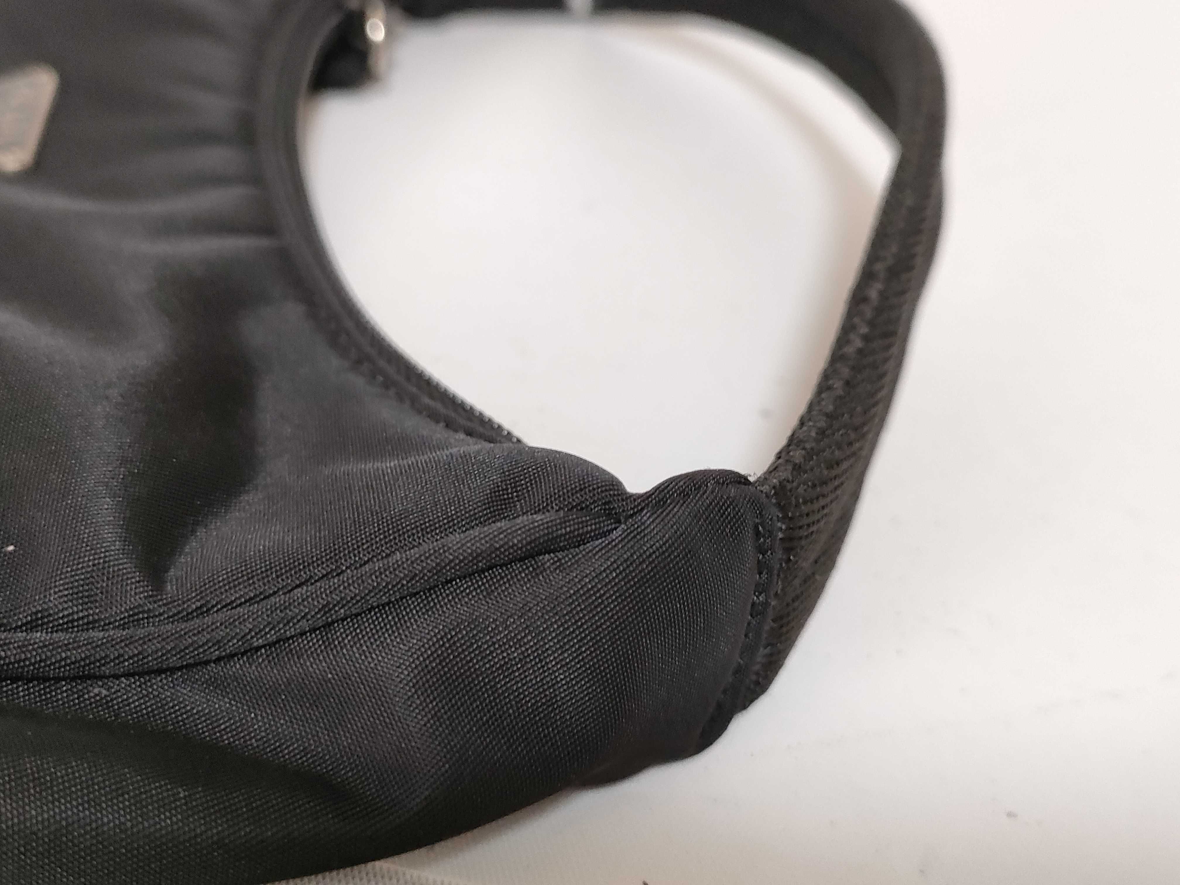 Nylon Handbag, Black Nylon Handbag — view 5