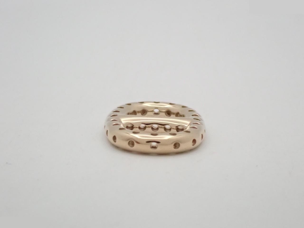 Mini Chaine d'Ancre Perforé Scarf Ring — view 3