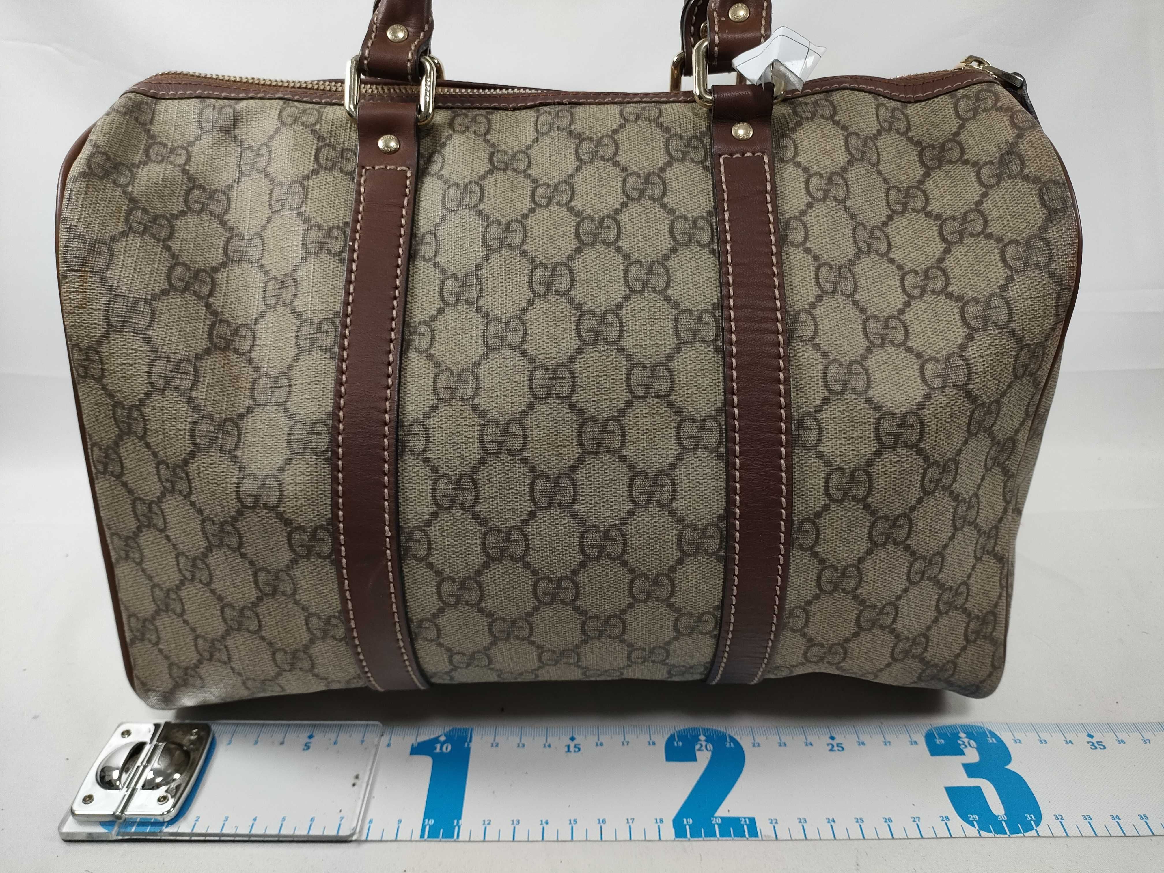 ID- Canvas GG Supreme leather Handbag Beige x brown 193603 Handbag — view 2