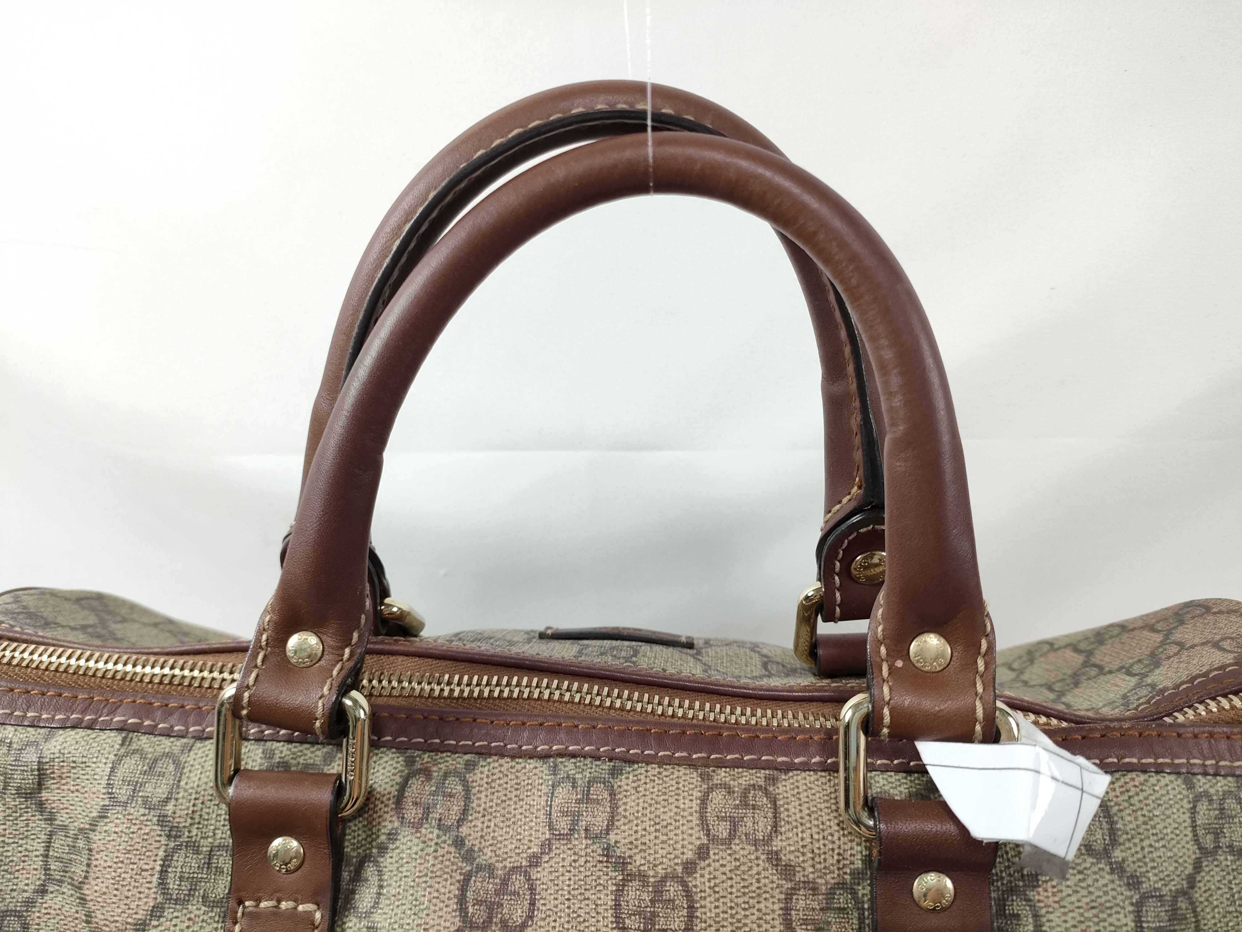 ID- Canvas GG Supreme leather Handbag Beige x brown 193603 Handbag — view 3