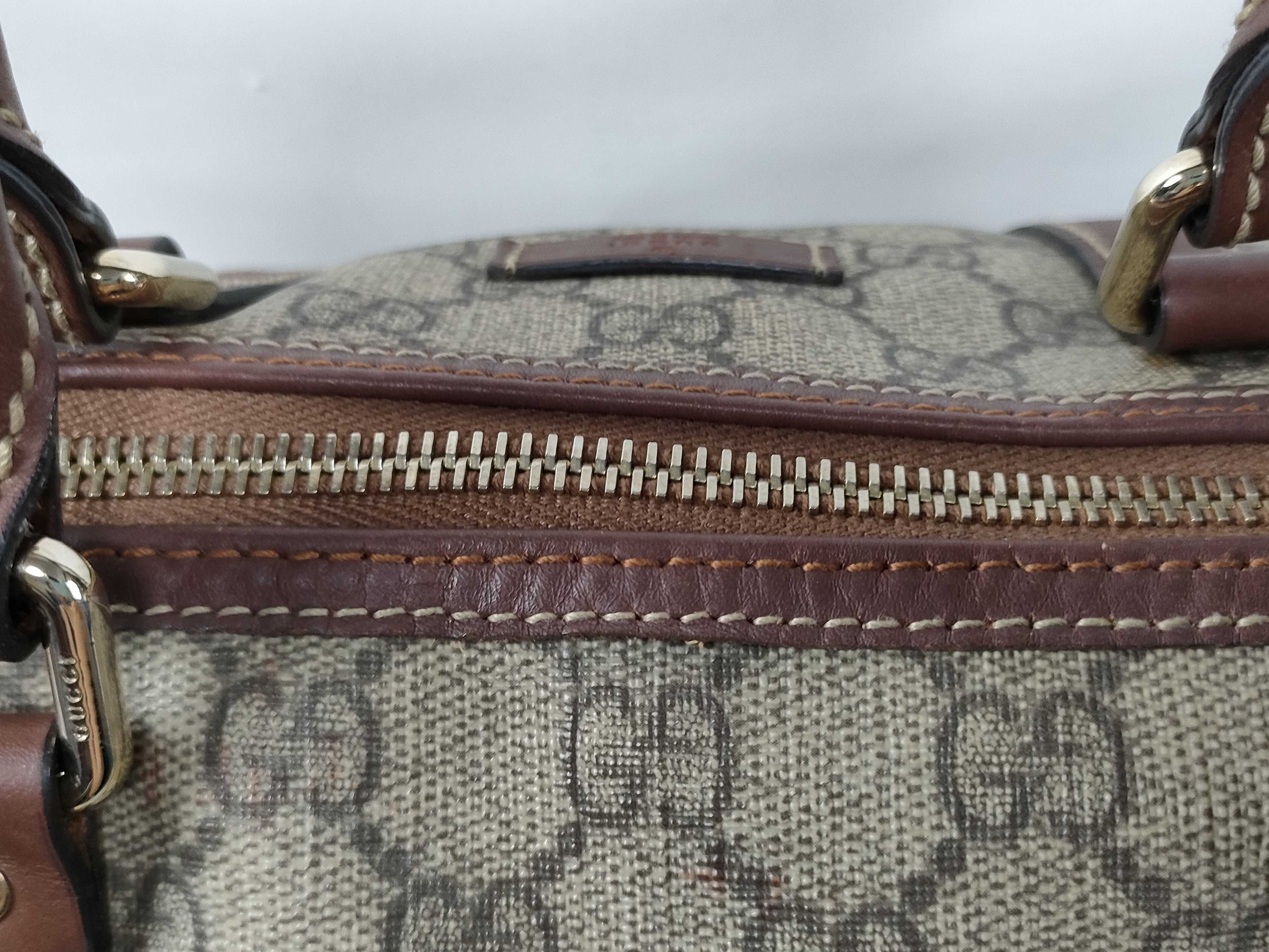 ID- Canvas GG Supreme leather Handbag Beige x brown 193603 Handbag — view 4