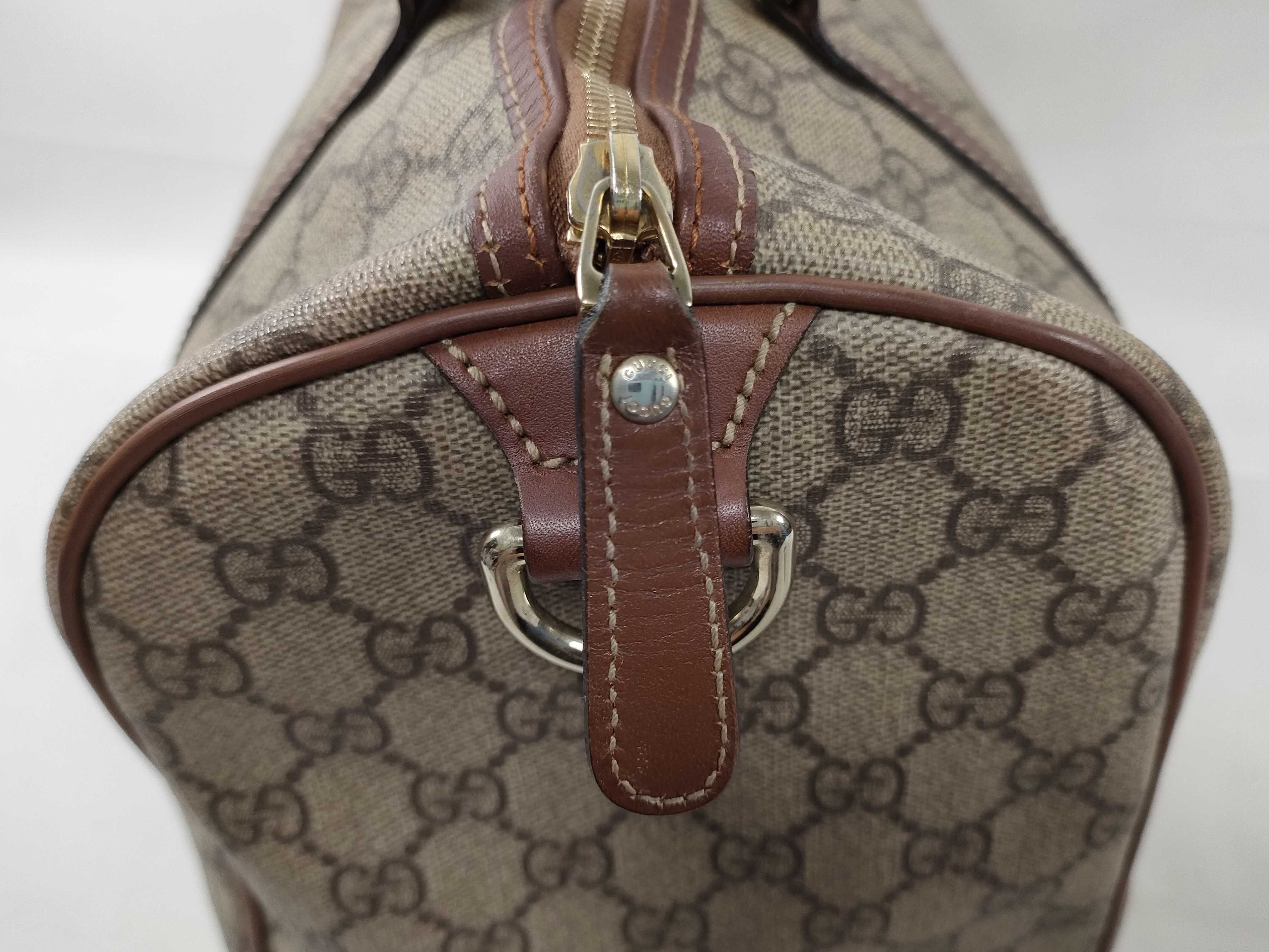 ID- Canvas GG Supreme leather Handbag Beige x brown 193603 Handbag — view 5