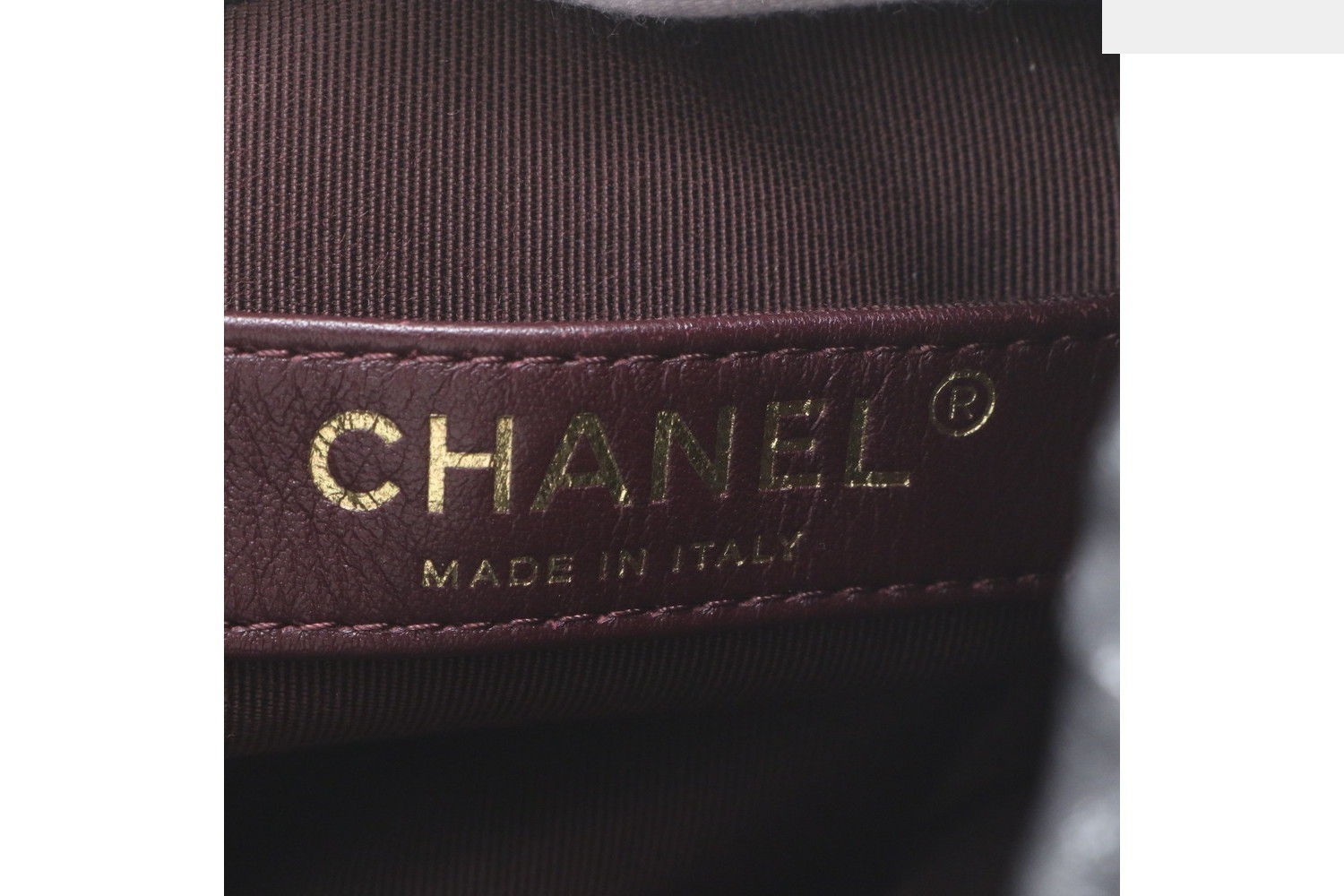 Serial sticker included Lambskin leather chain shoulder bag — view 8