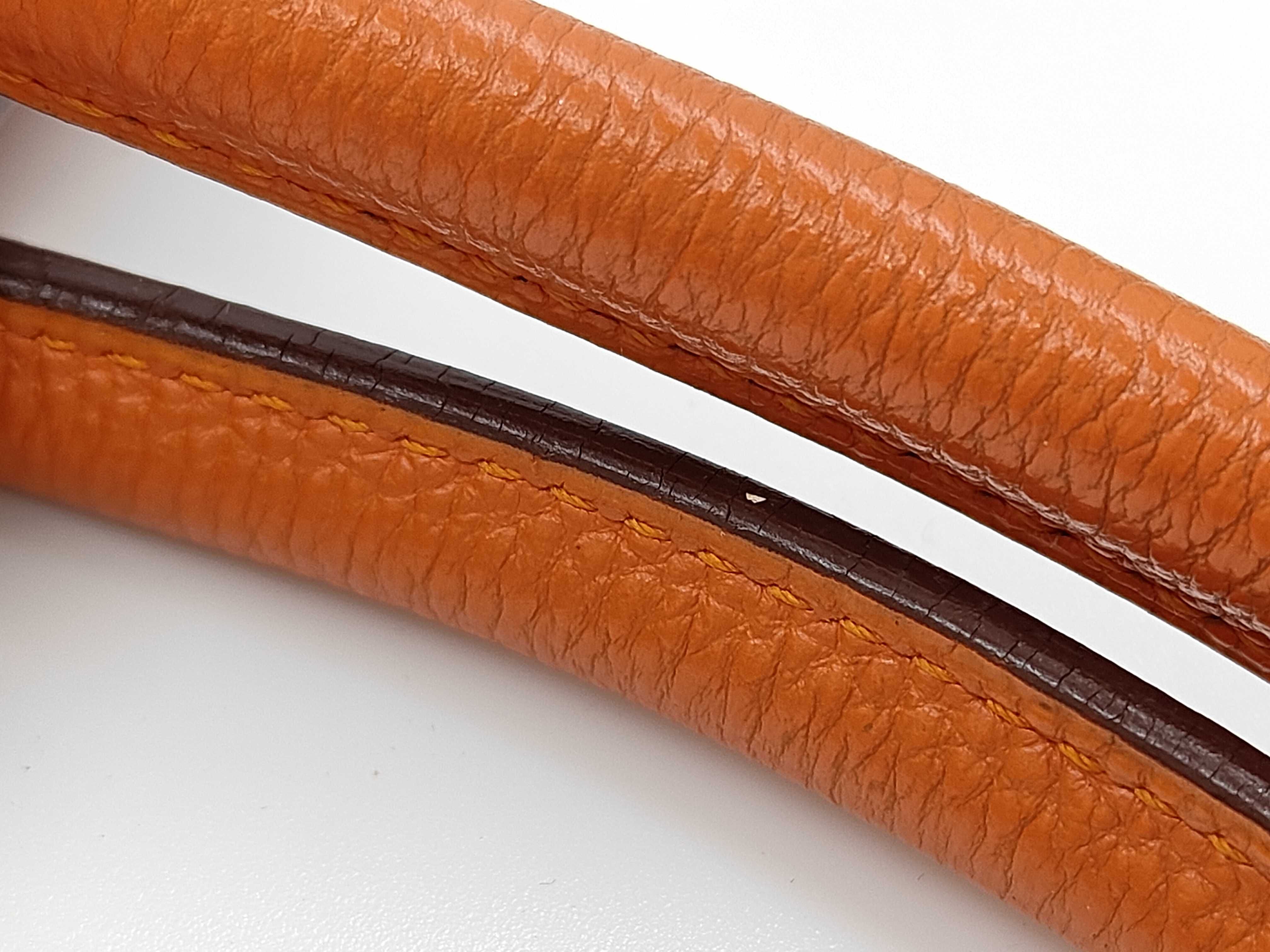 Birkin 30 Togo Orange Handbag with Silver Hardware ( J stamp) — view 6