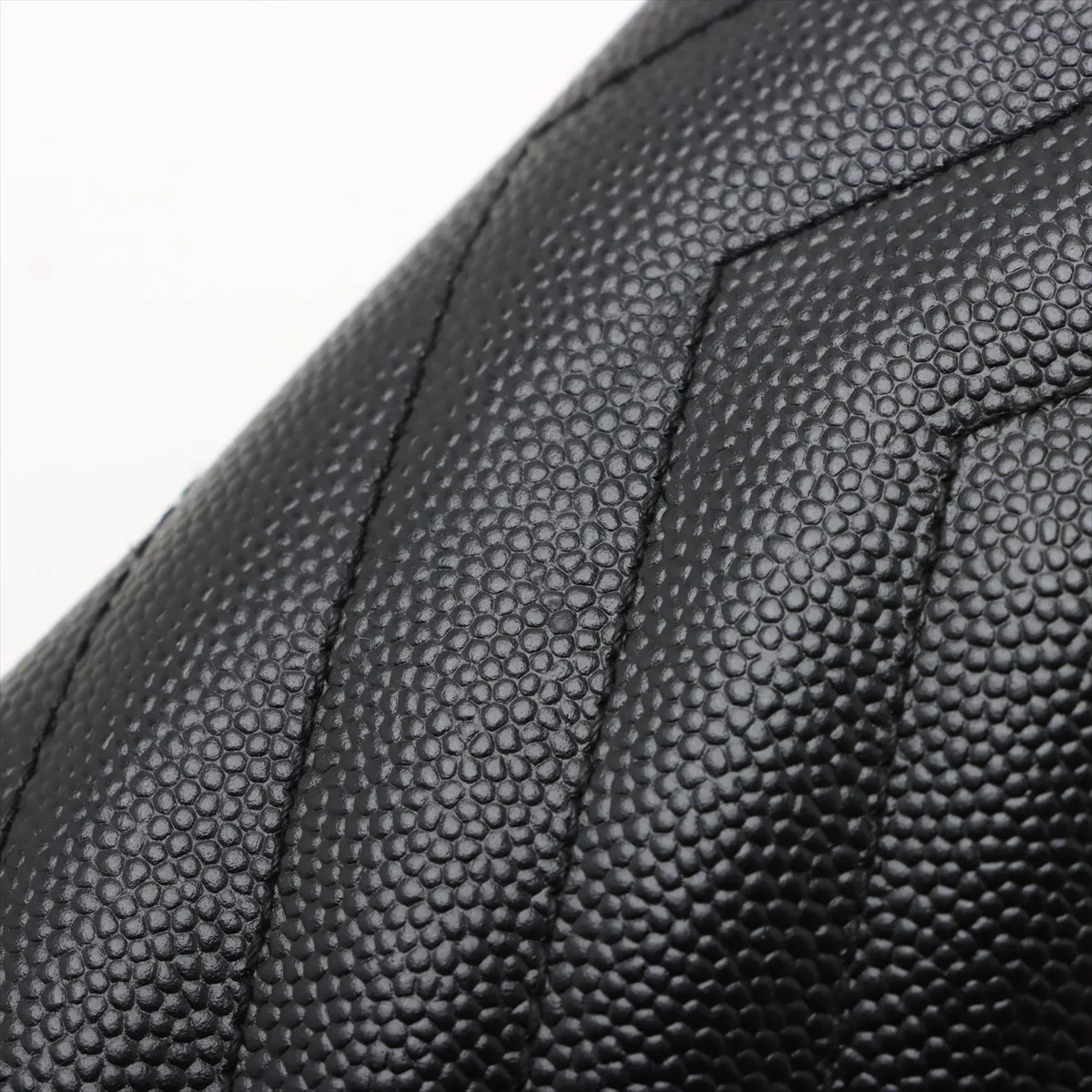 Cassandra Leather Chain Wallet, Black, 377828 — view 12