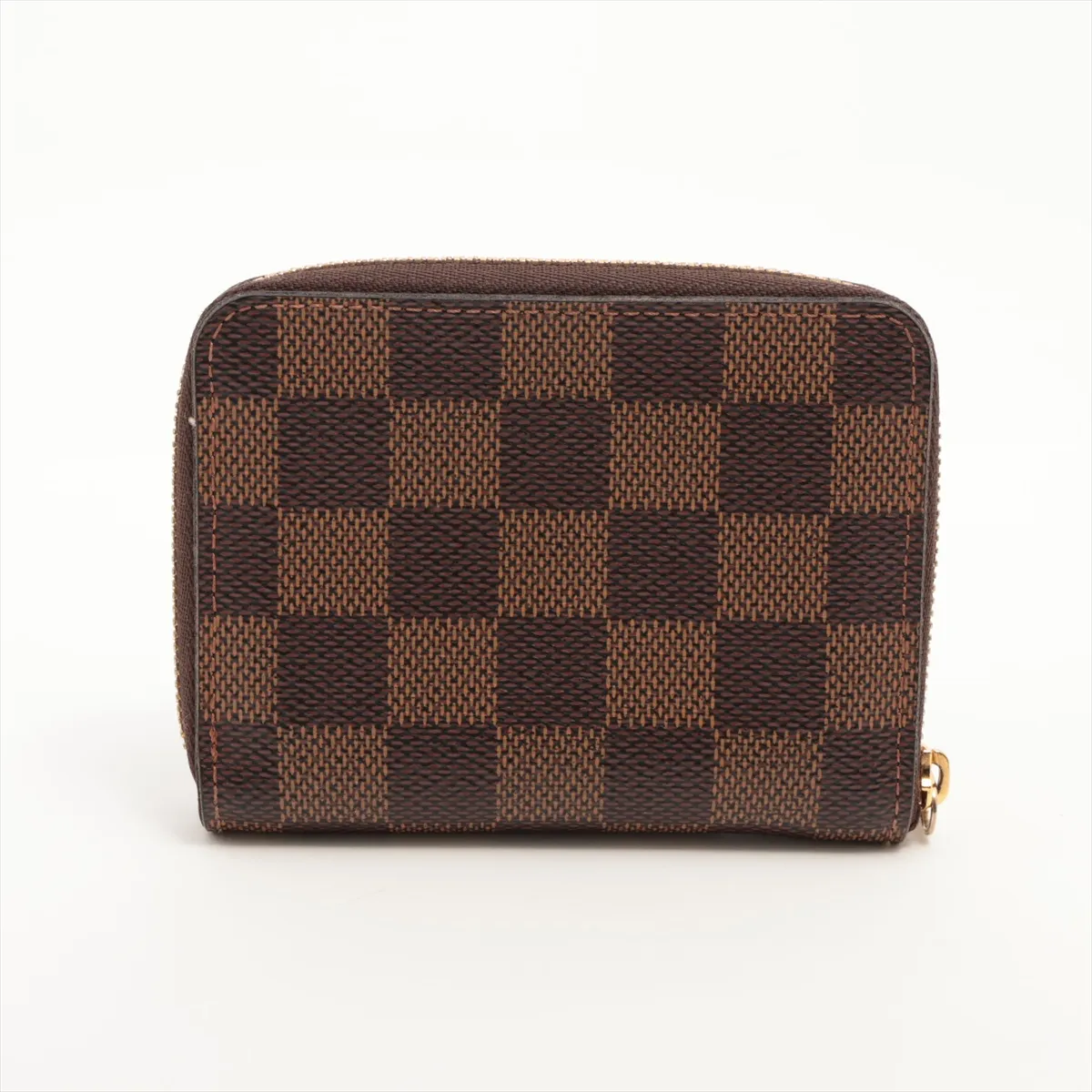 Damier Zippy Coin Purse N63070 Brown Compact Wallet (RFID detected) — view 2