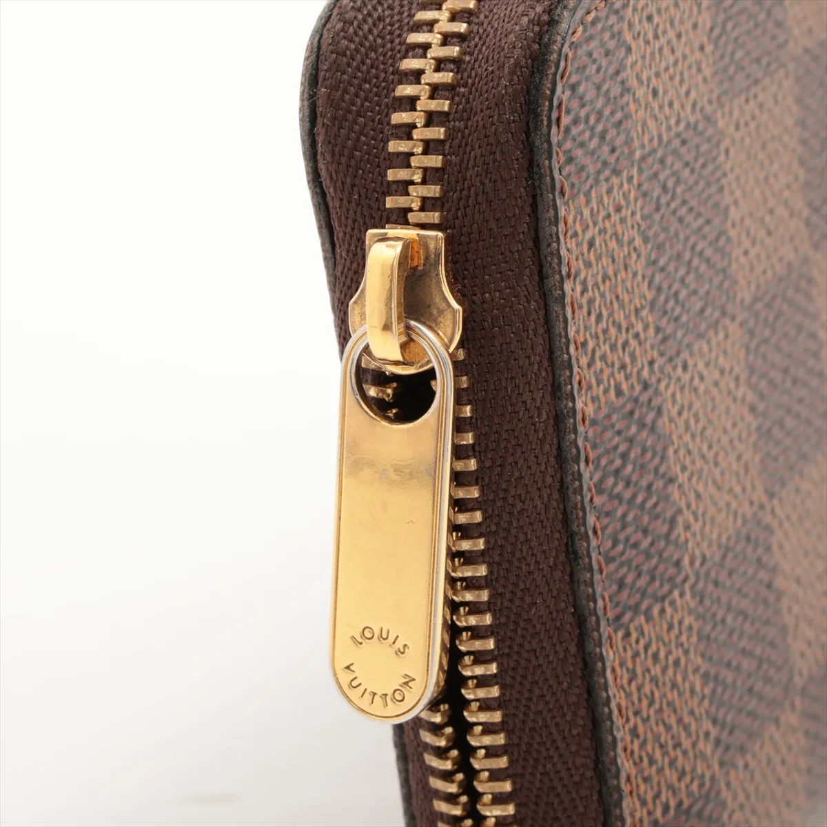Damier Zippy Coin Purse N63070 Brown Compact Wallet (RFID detected) — view 10