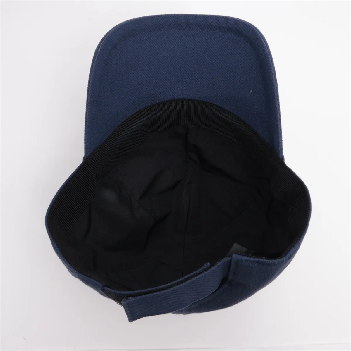 5HC179 Logo Cap, Size S, Cotton, Navy. Shows signs of wear, — view 4