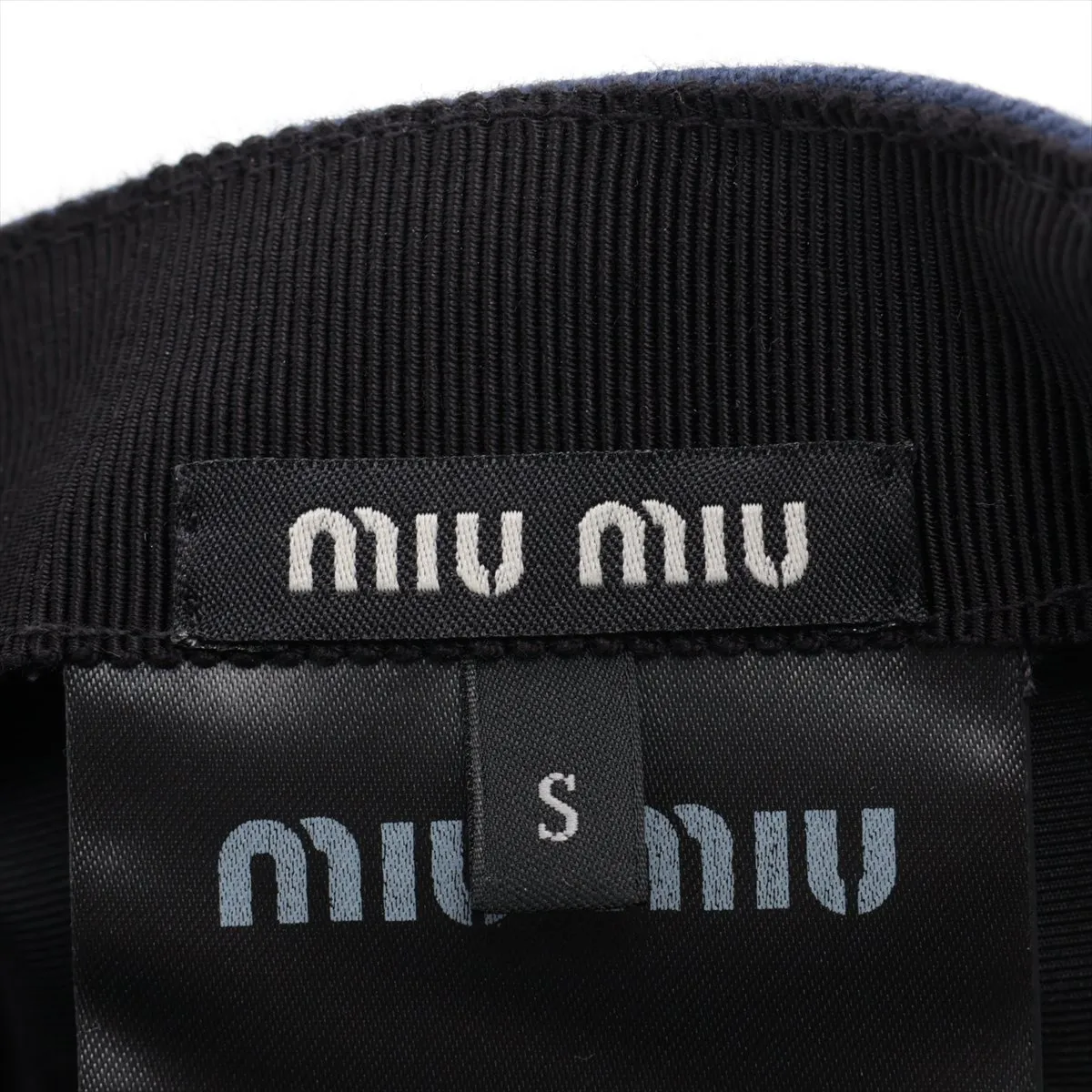 5HC179 Logo Cap, Size S, Cotton, Navy. Shows signs of wear, — view 5
