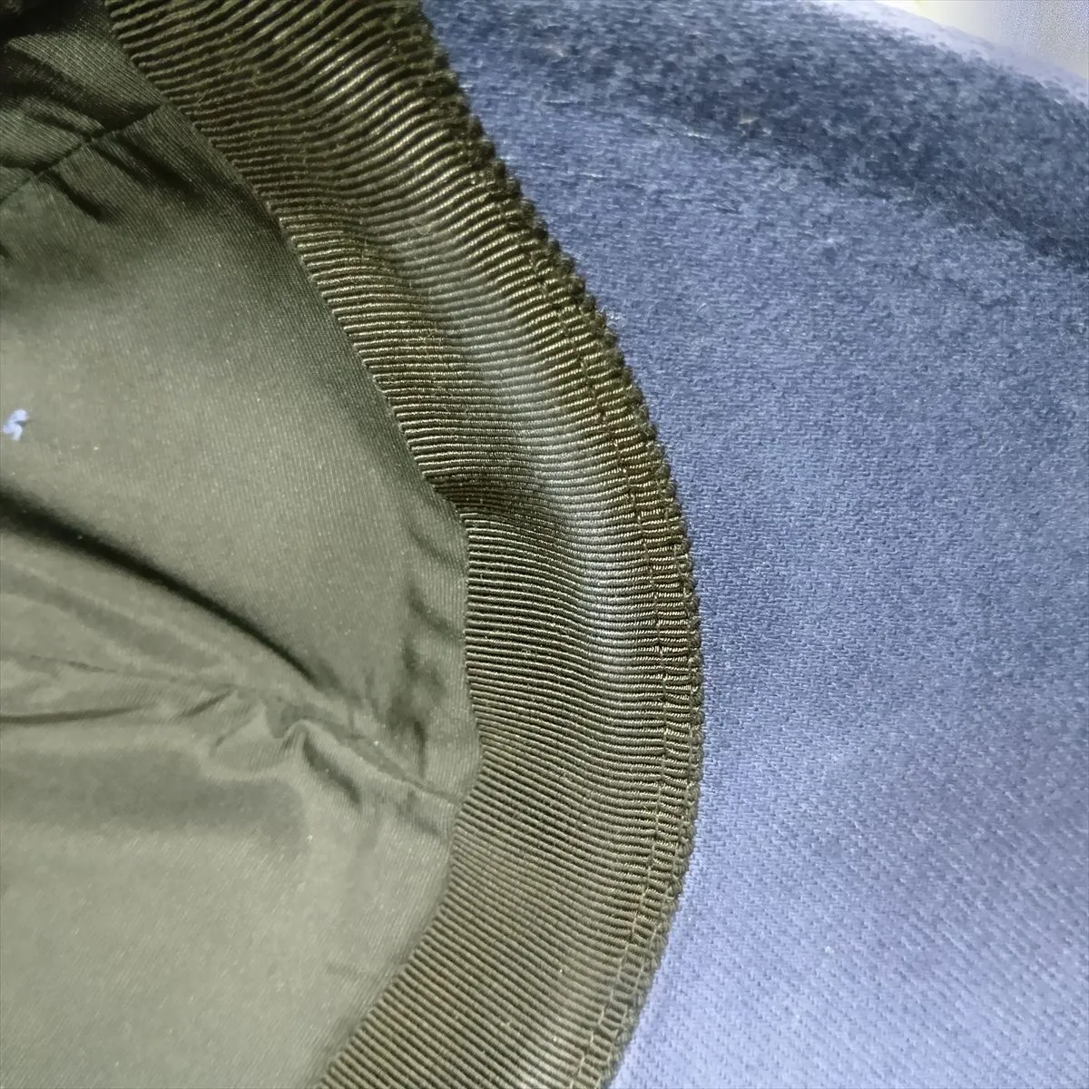 5HC179 Logo Cap, Size S, Cotton, Navy. Shows signs of wear, — view 8