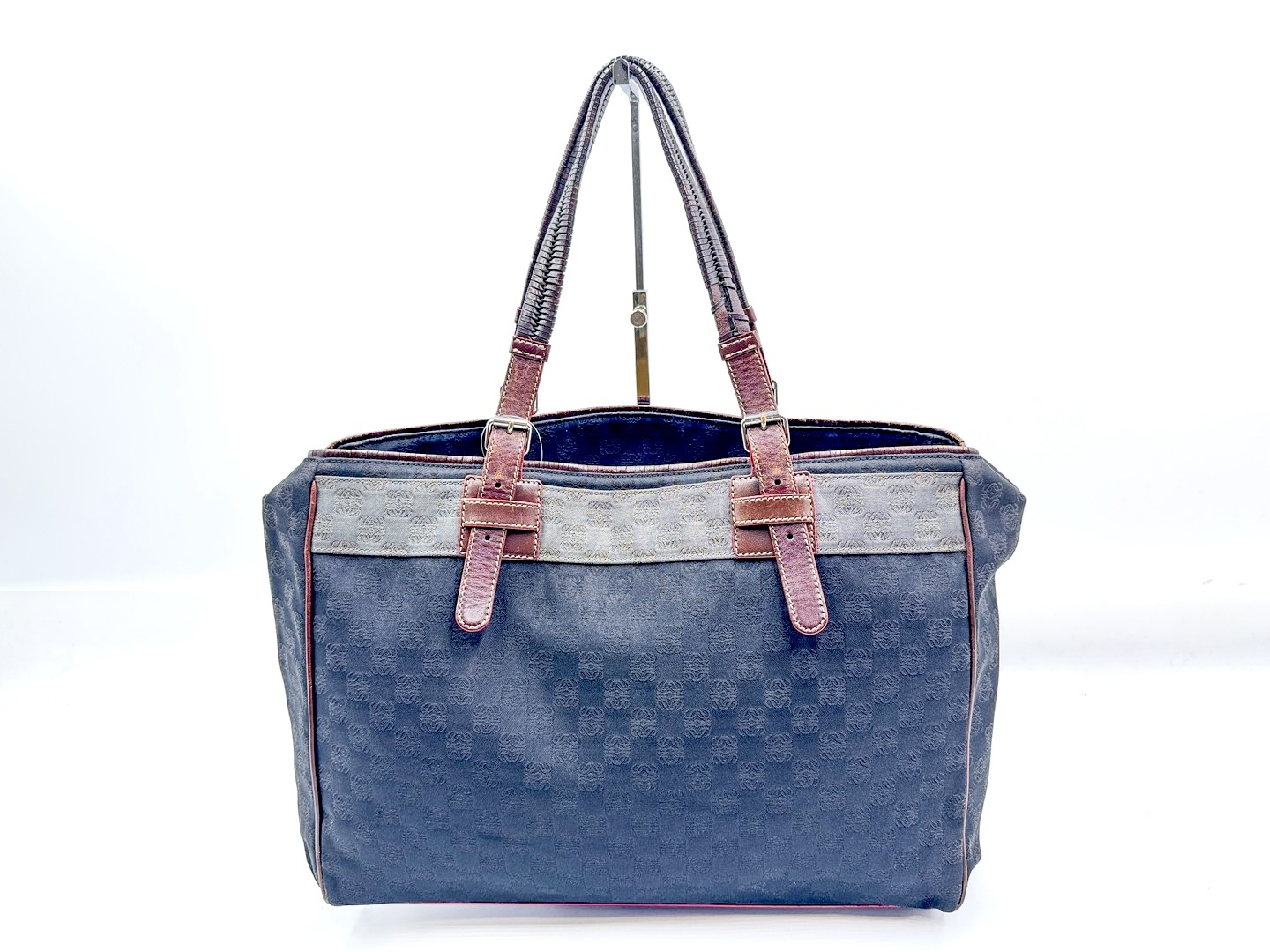 Anagram Leather Tote Bag — view 2
