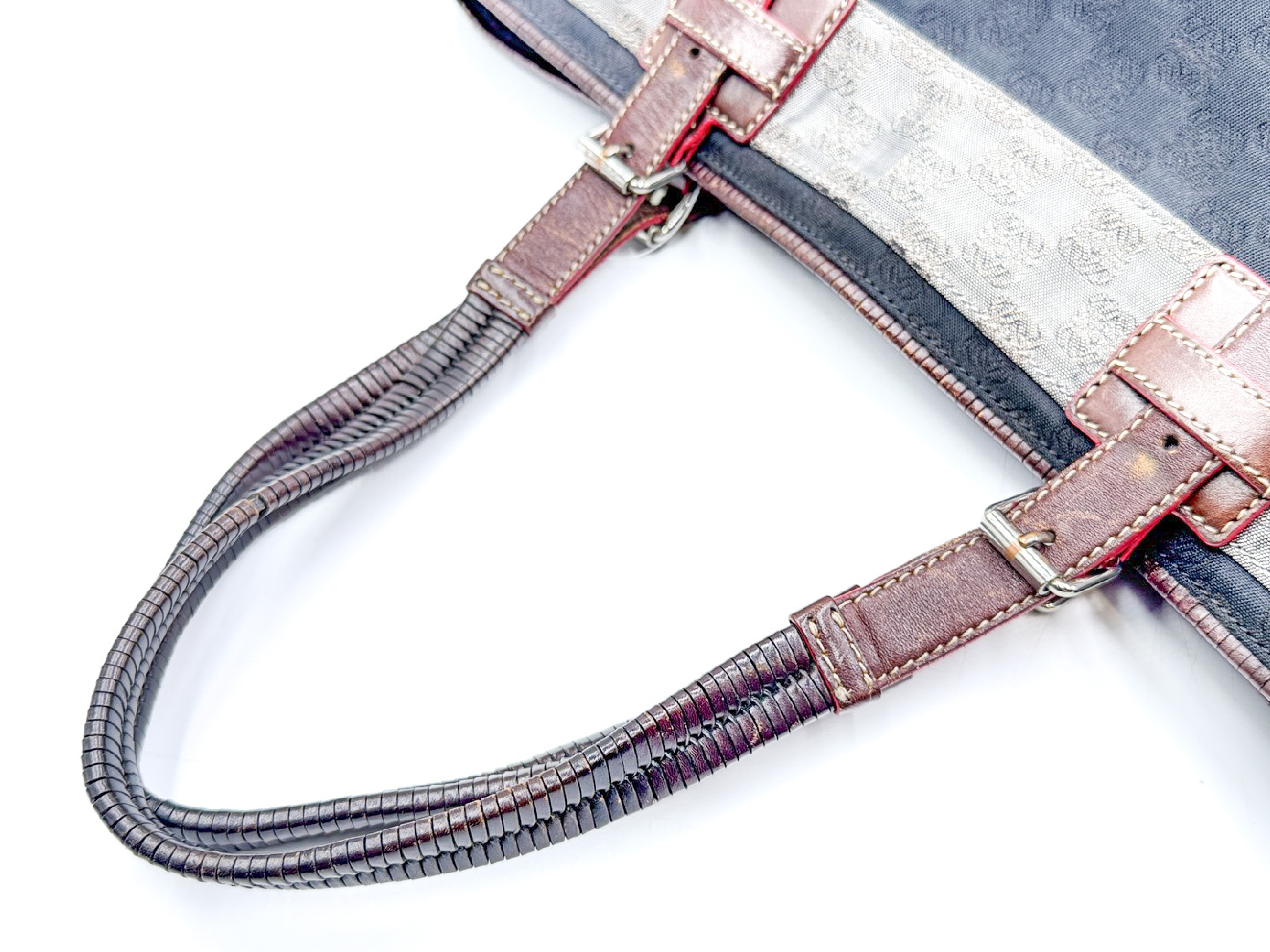 Anagram Leather Tote Bag — view 3