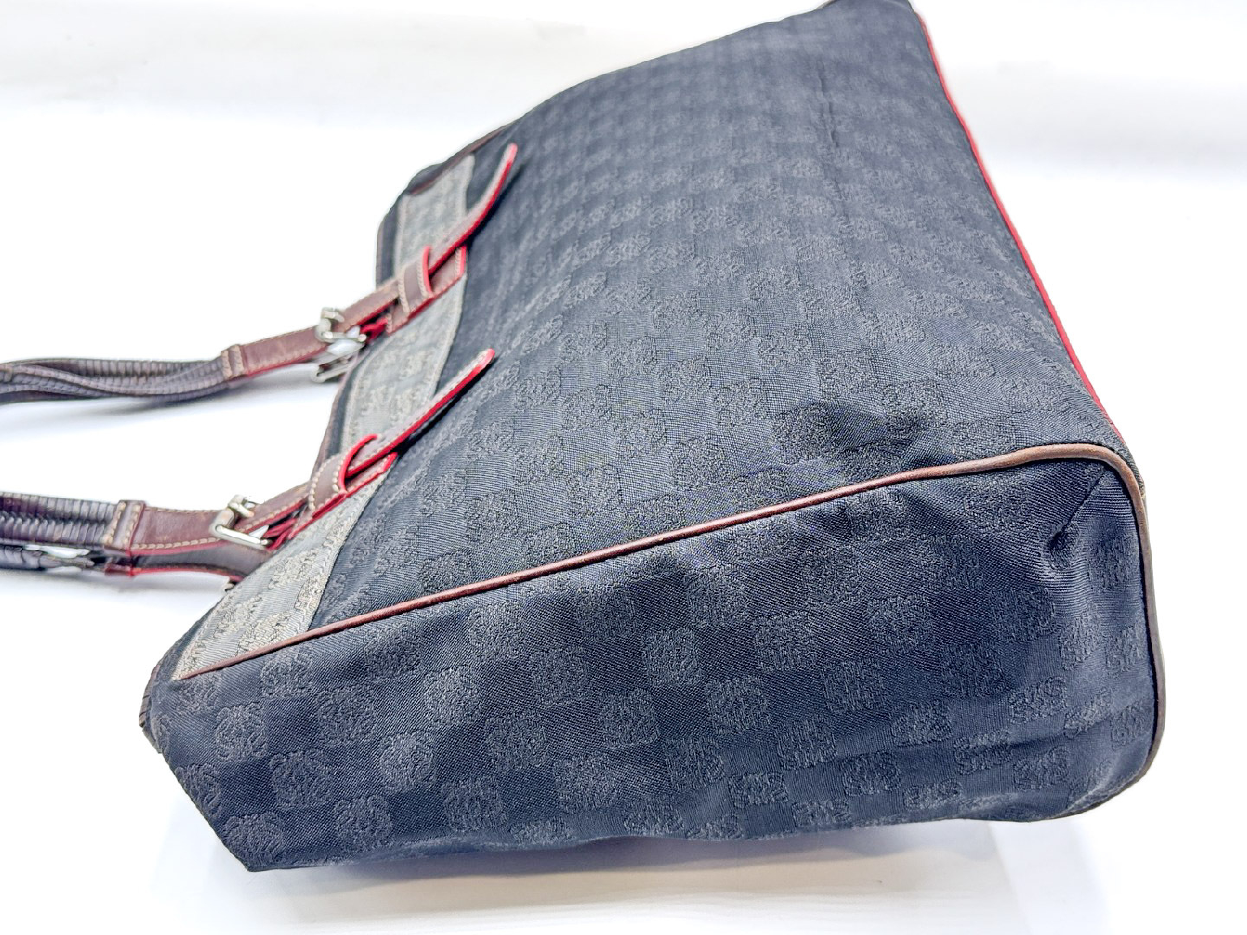 Anagram Leather Tote Bag — view 4
