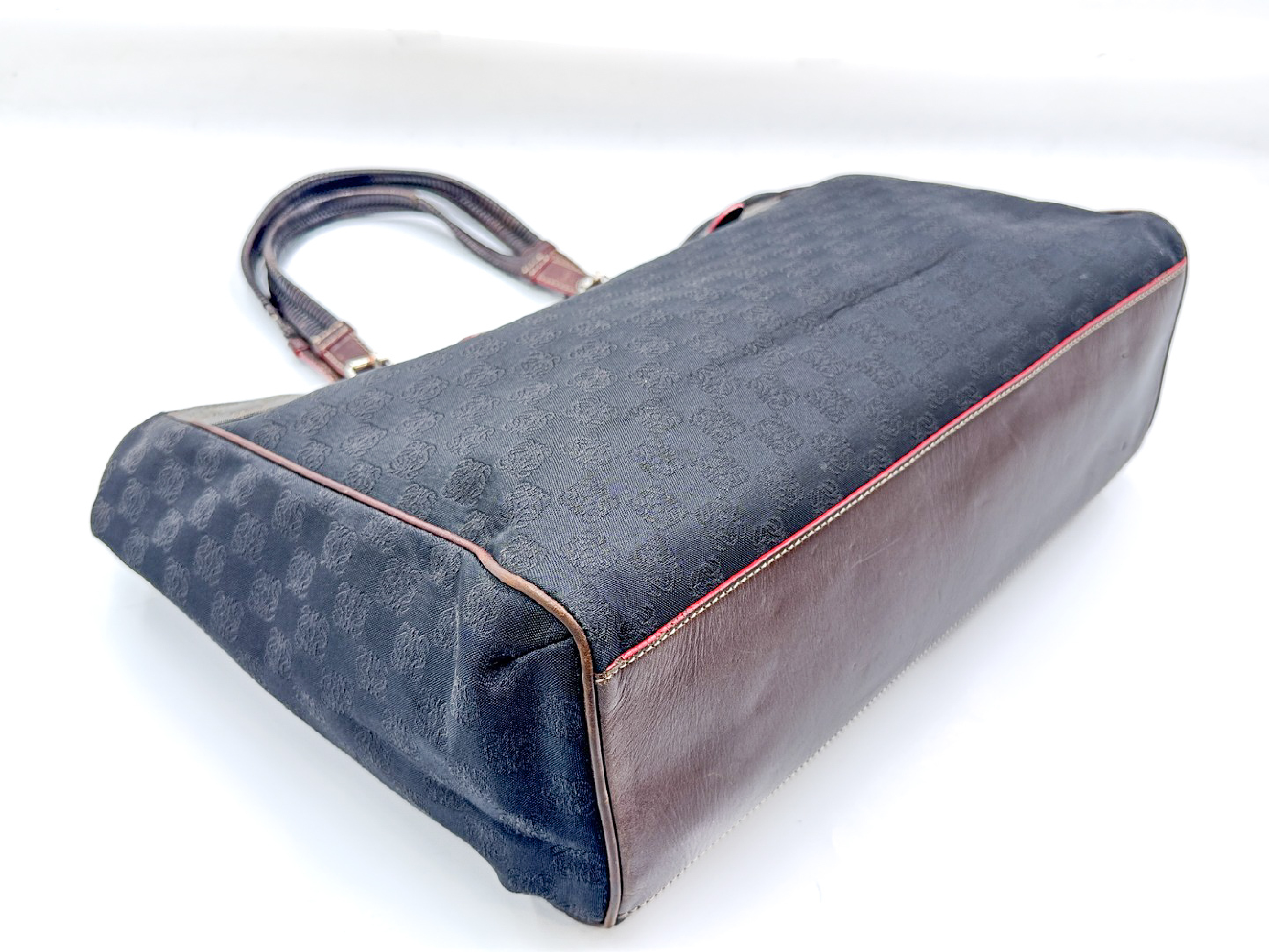 Anagram Leather Tote Bag — view 6