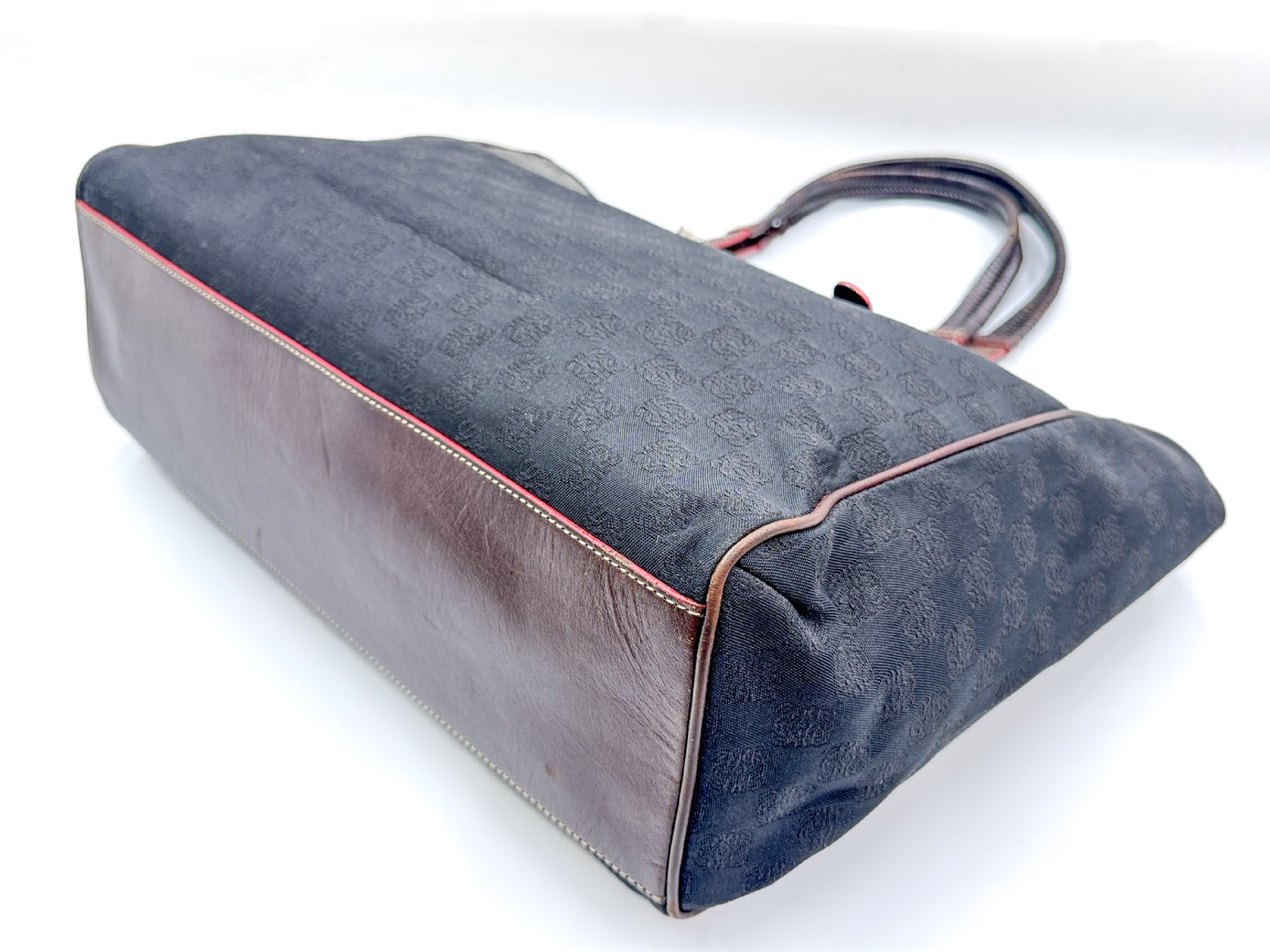Anagram Leather Tote Bag — view 7