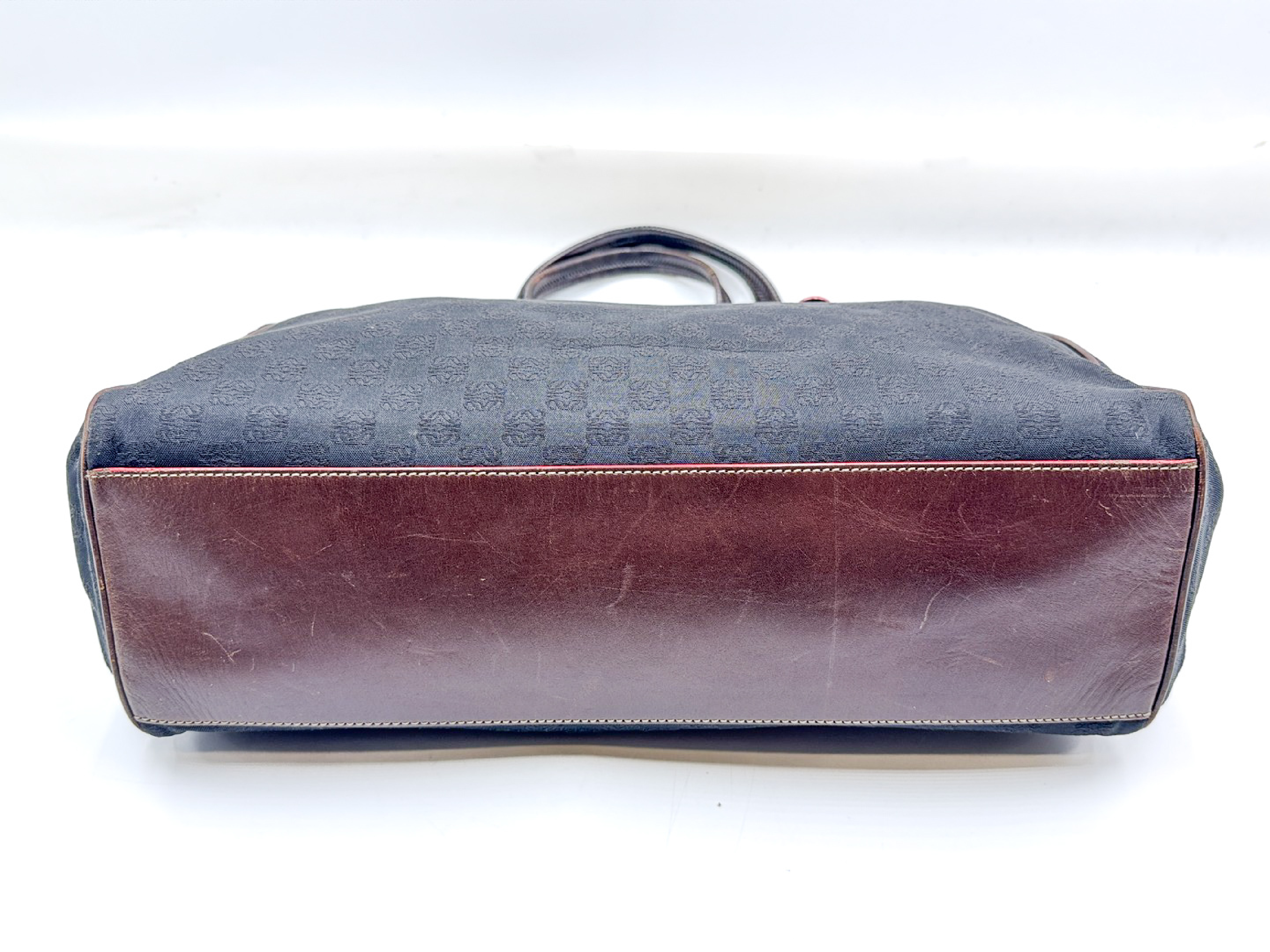 Anagram Leather Tote Bag — view 8