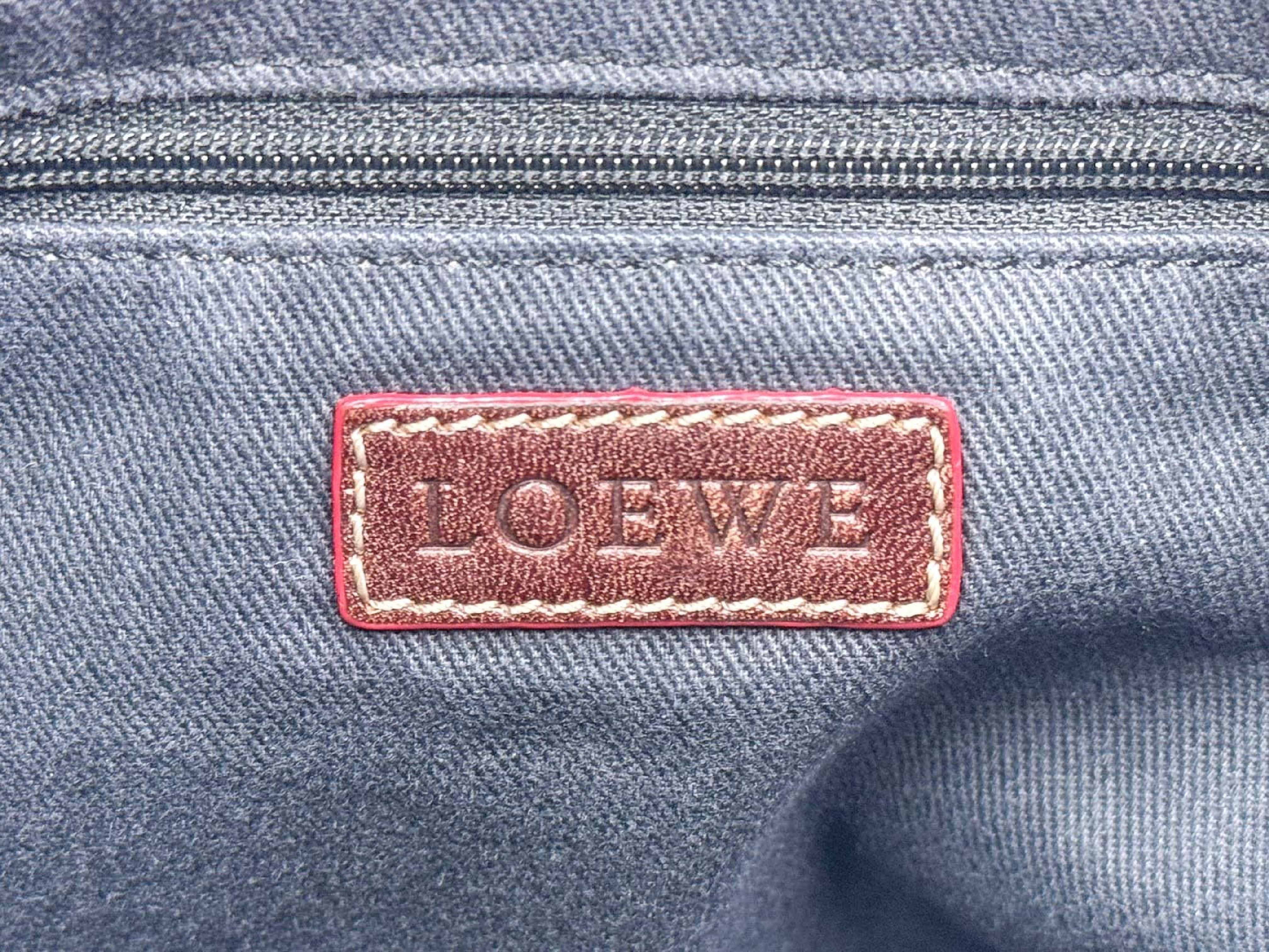 Anagram Leather Tote Bag — view 9
