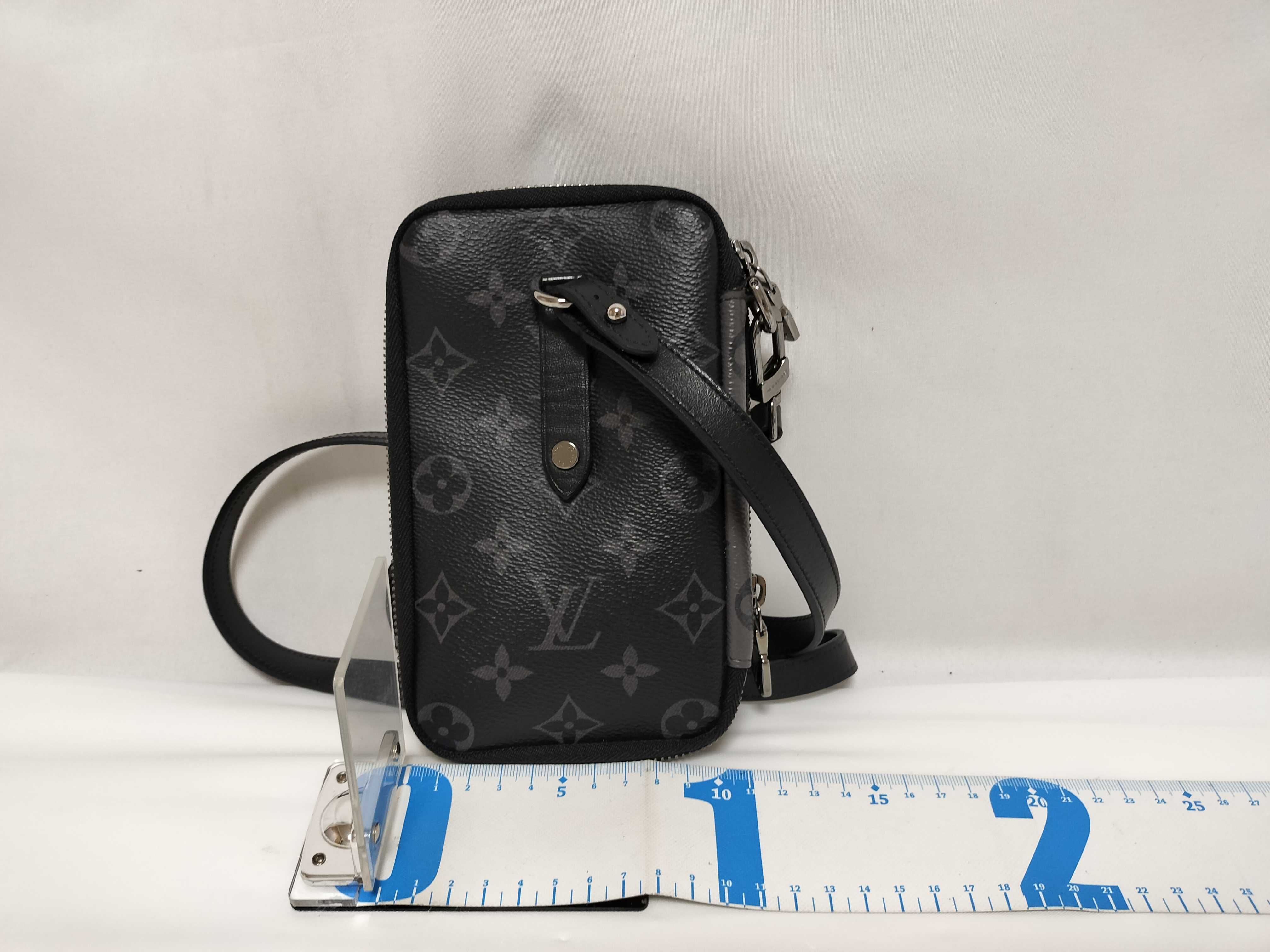 Reverse Double Phone Pouch RFID Shoulder Bag — view 2