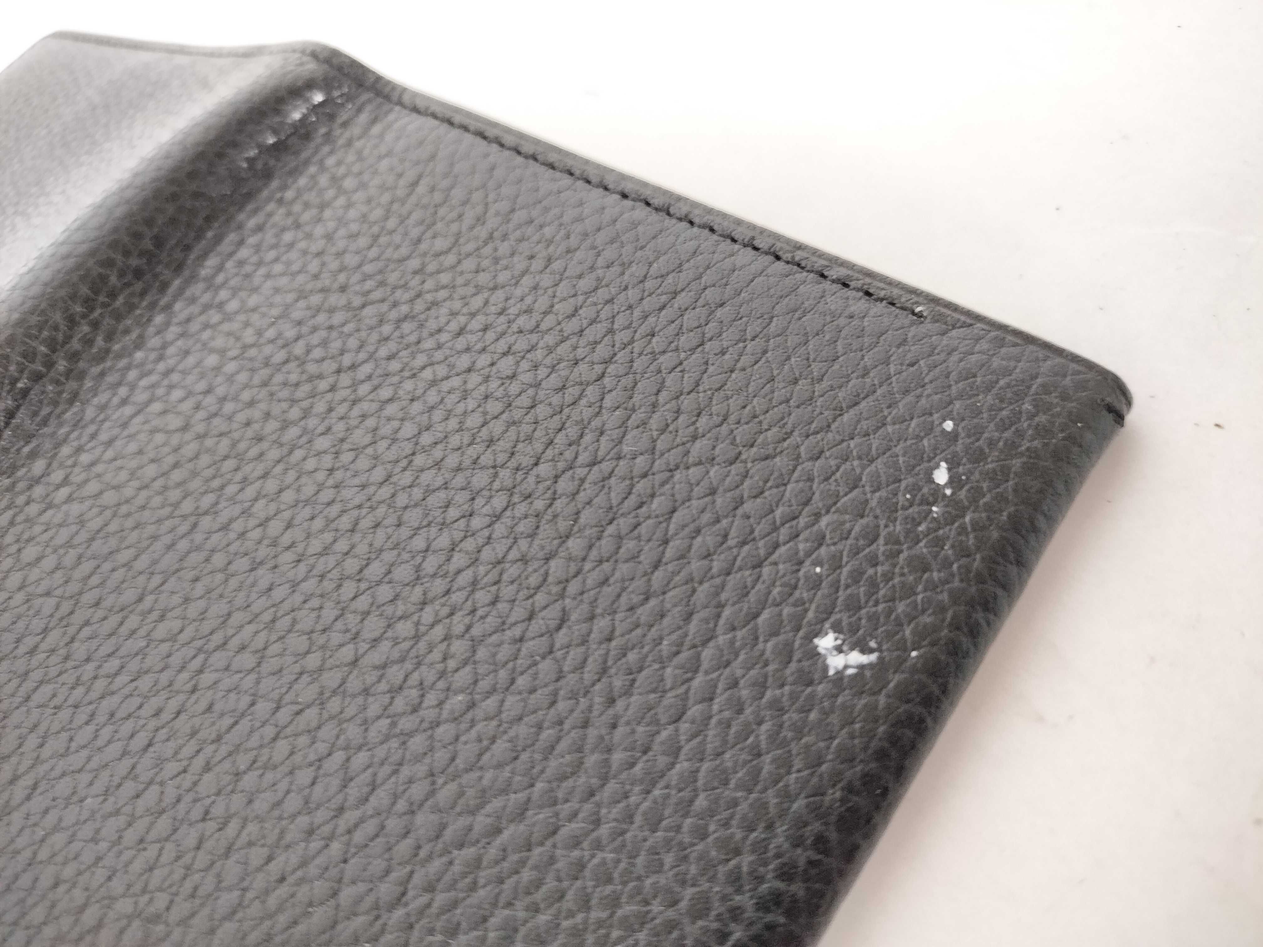Black Label Burberry Leather Folding Wallet Black Wallet — view 11