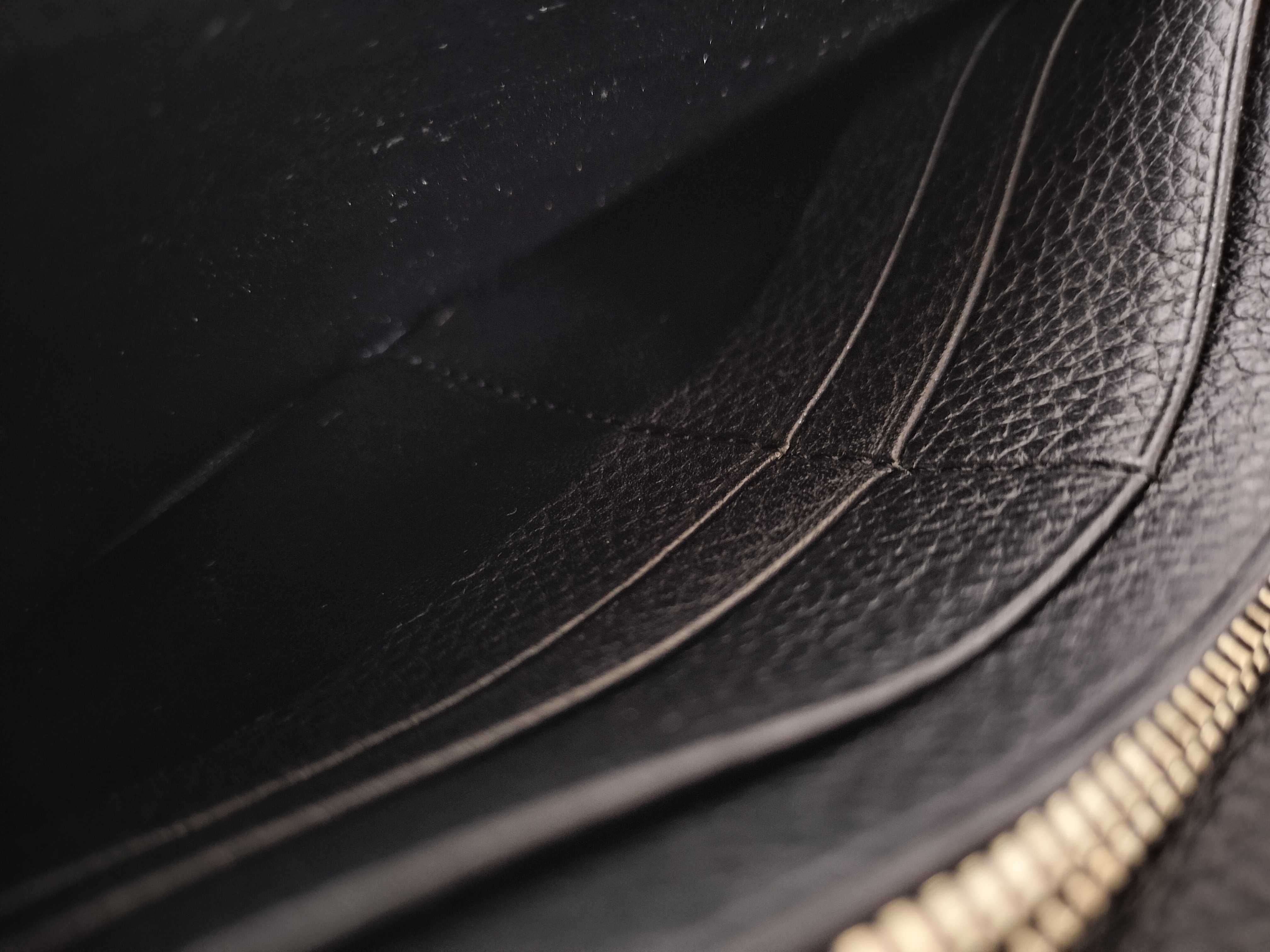 Black Label Burberry Leather Folding Wallet Black Wallet — view 9