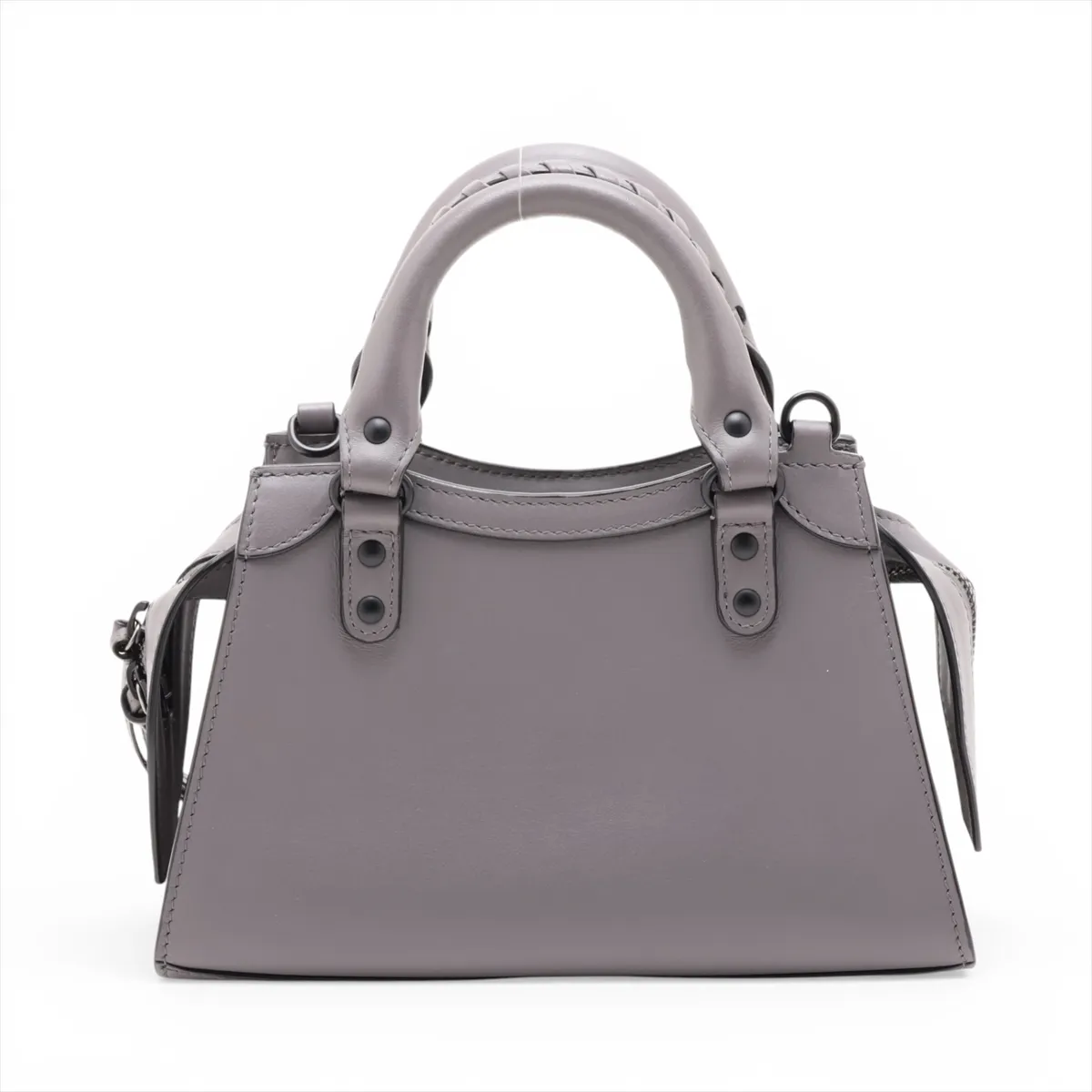 Mini Neo Classic City Leather 2-Way Handbag, Gray, 638524 — view 2