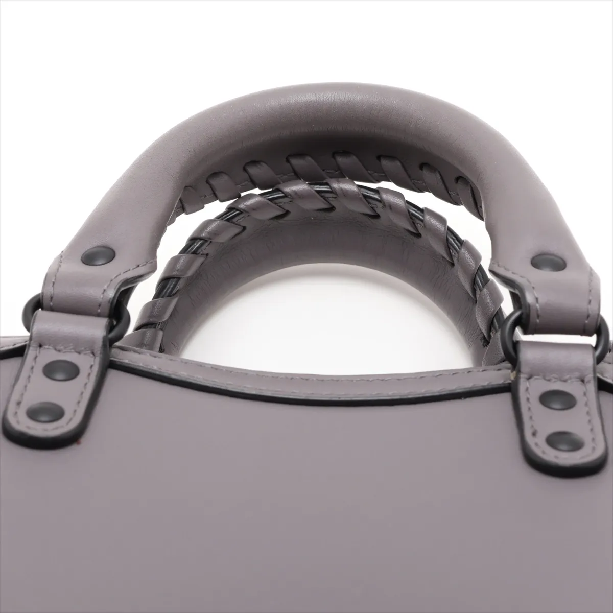 Mini Neo Classic City Leather 2-Way Handbag, Gray, 638524 — view 6