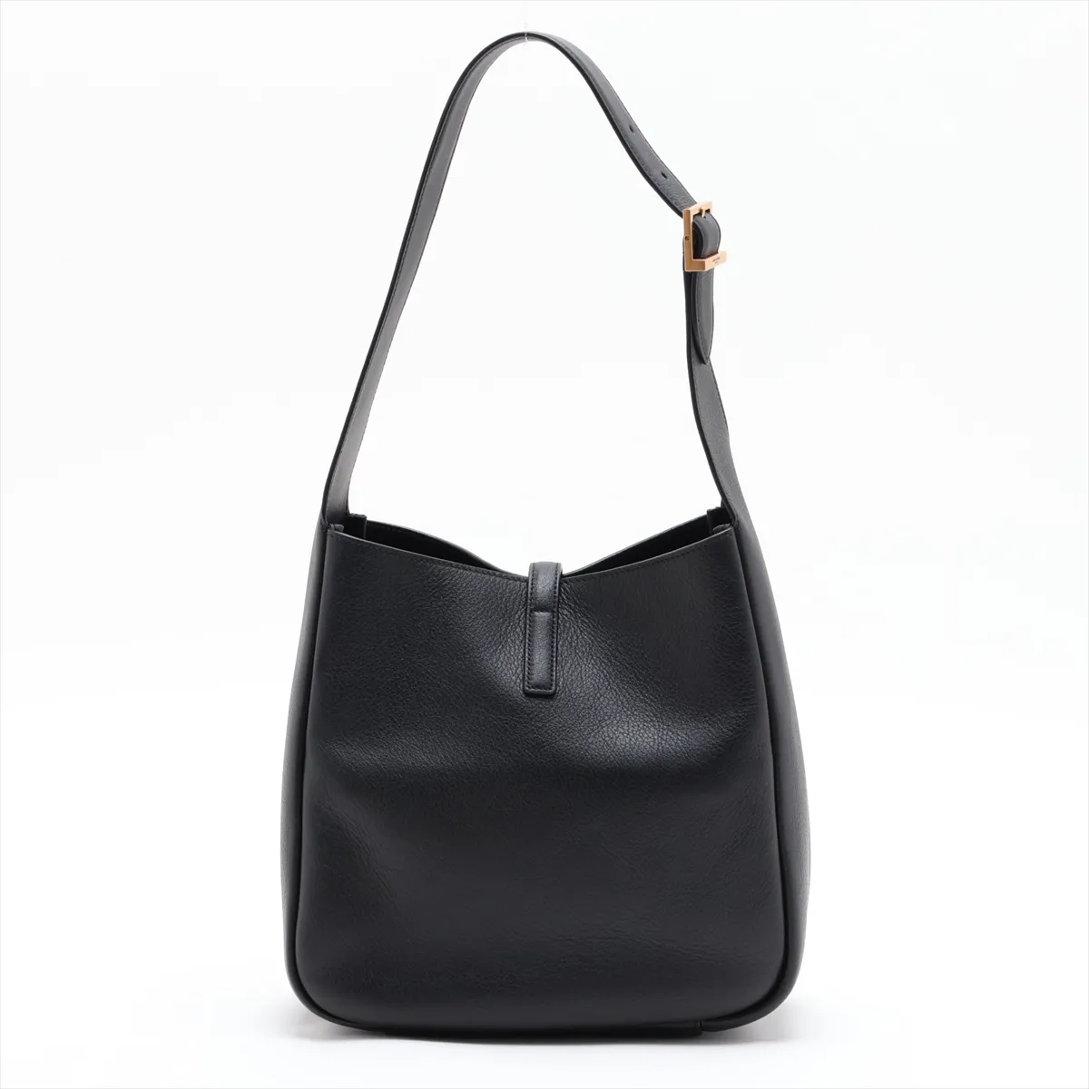 LE 5 A 7 Small Leather Shoulder Bag, Black — view 2