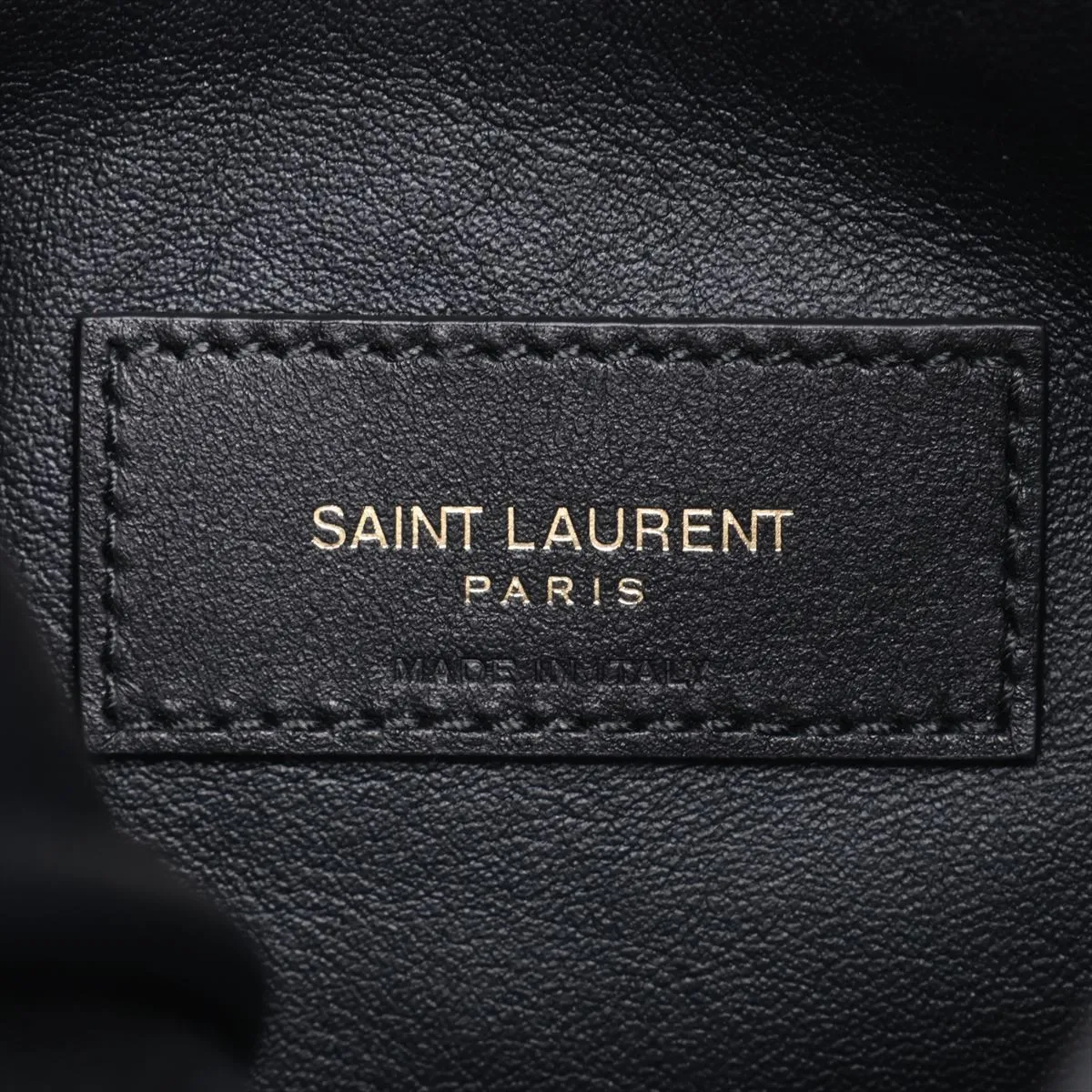 LE 5 A 7 Small Leather Shoulder Bag, Black — view 9