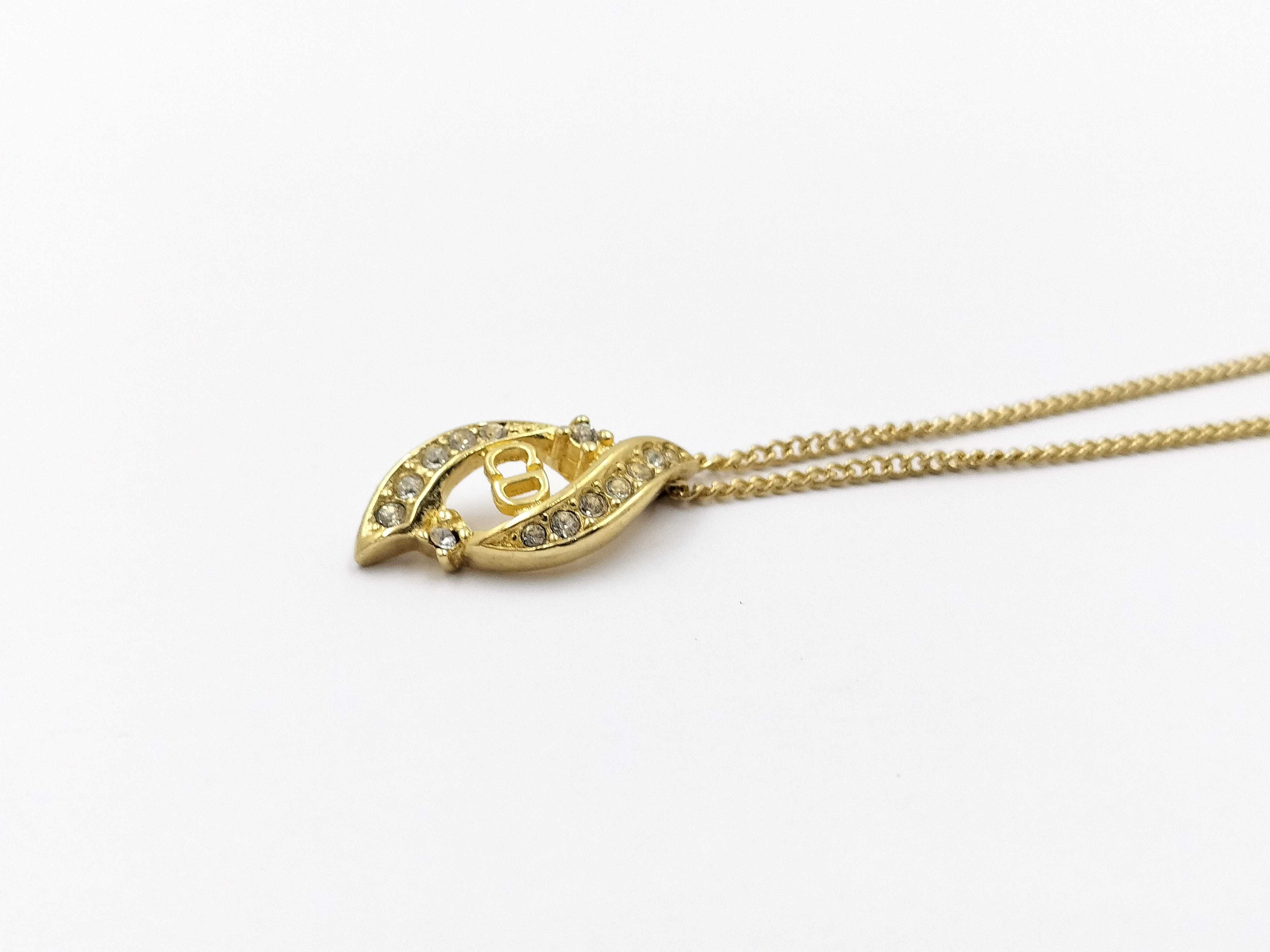 CD Rhinestone Necklace — view 3