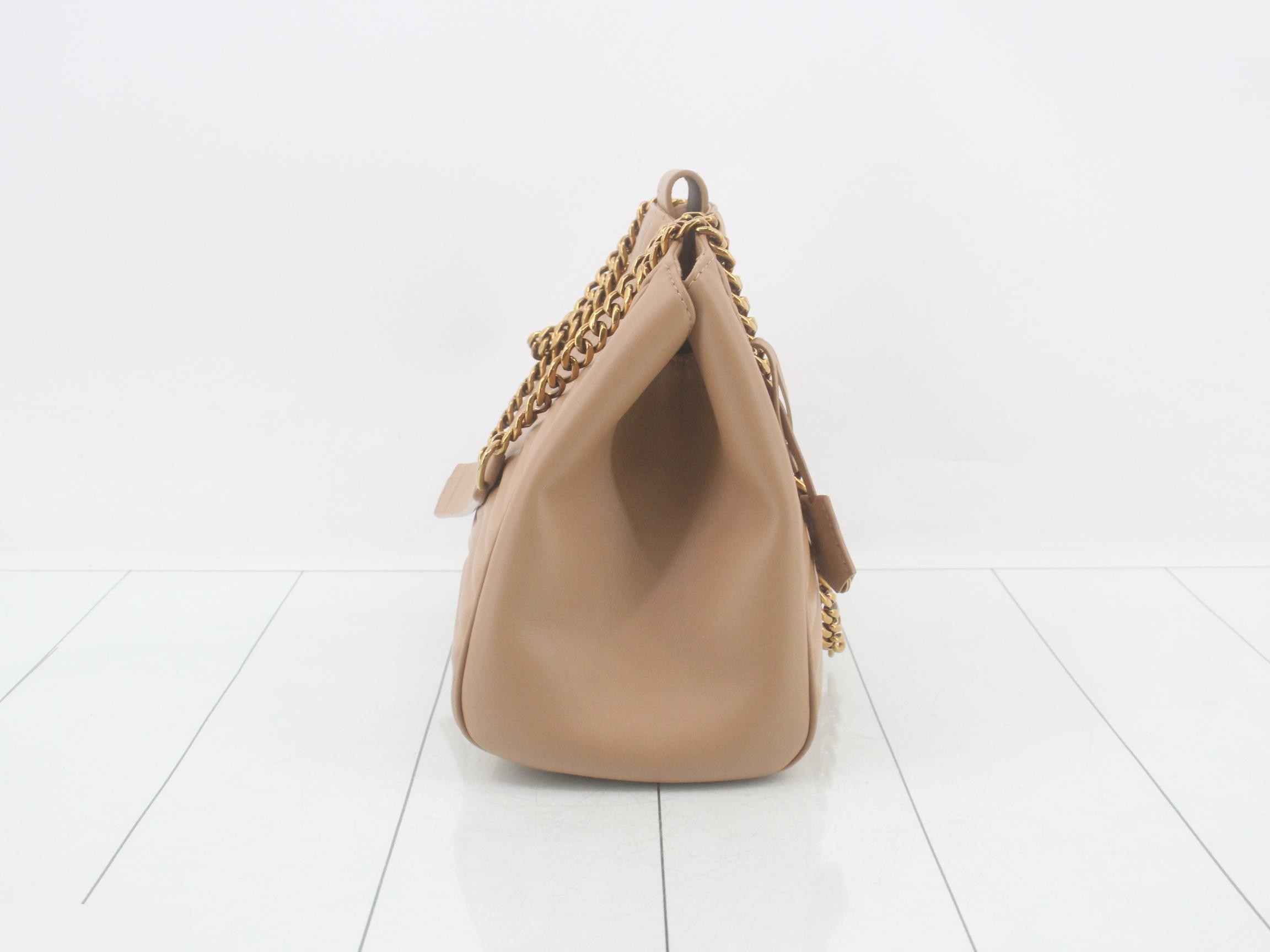 New Wave Chain Tote, Noisette, Gold Hardware — view 4
