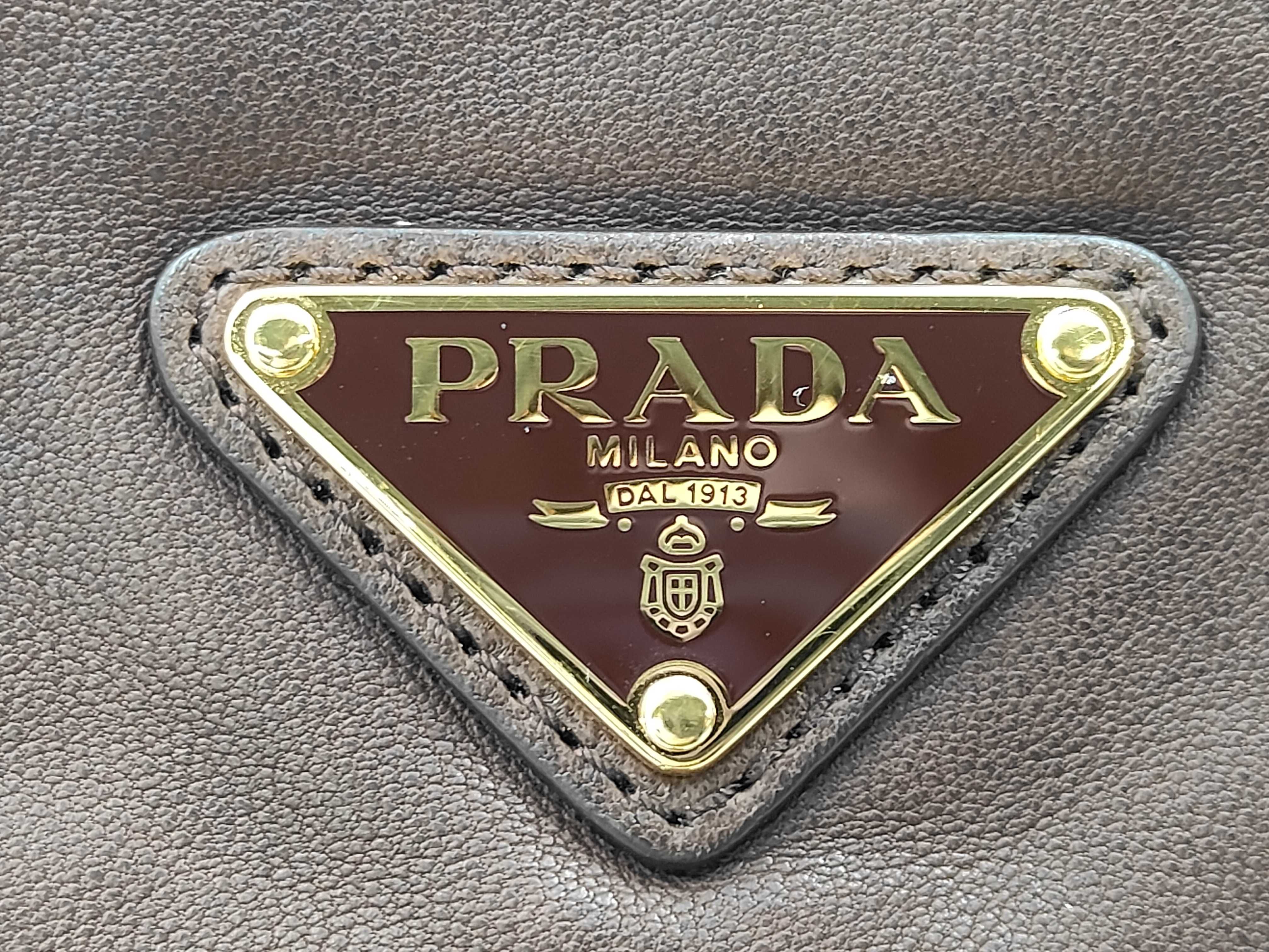 Brown Lambskin Explorer Medium Shoulder Bag 1BD394 — view 13