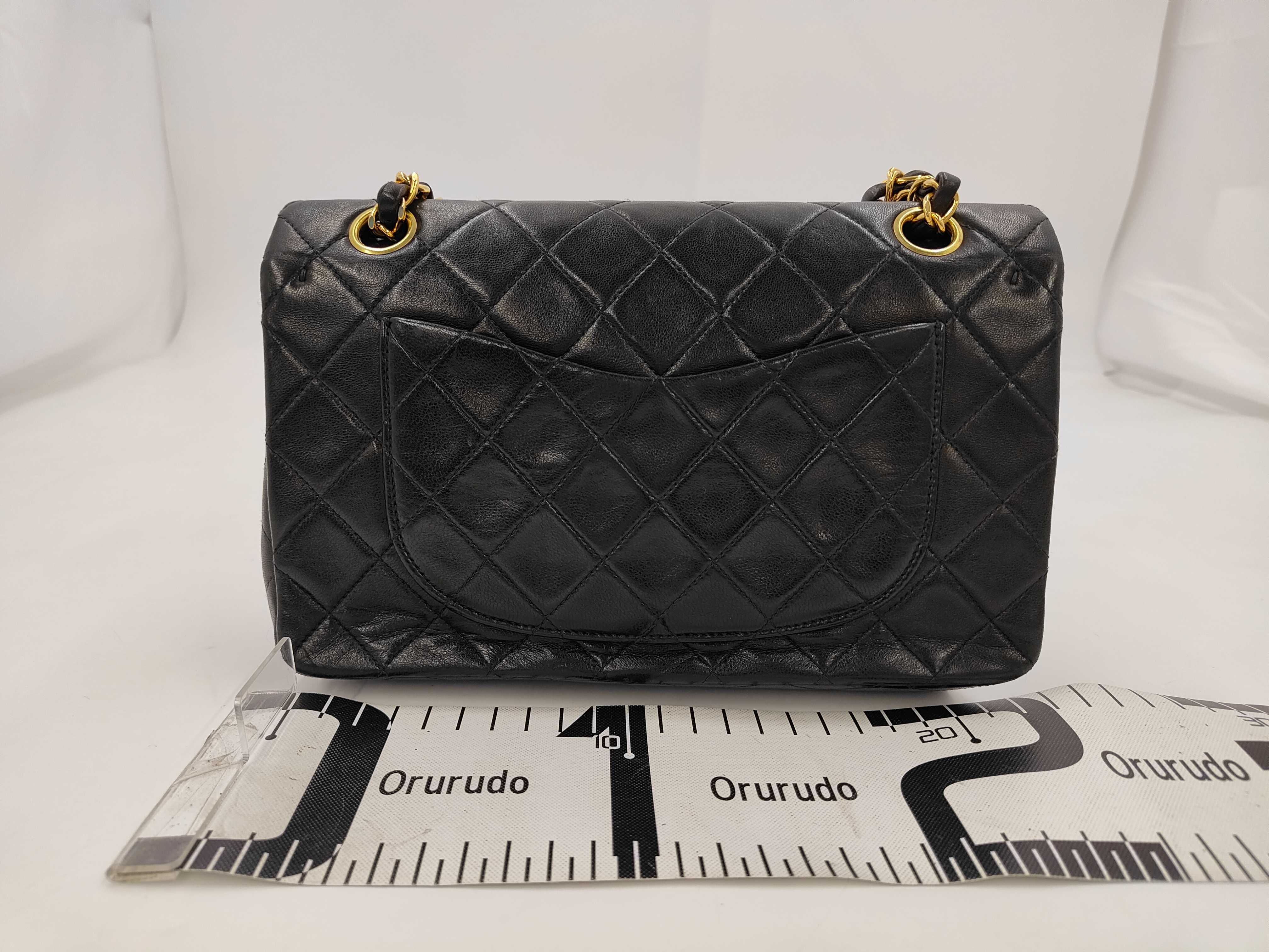 Matelassé 23 Double Flap Chain Shoulder Bag, Lambskin, Black, Gold Hardware, 2832286 (Shoulder Bag) — view 2