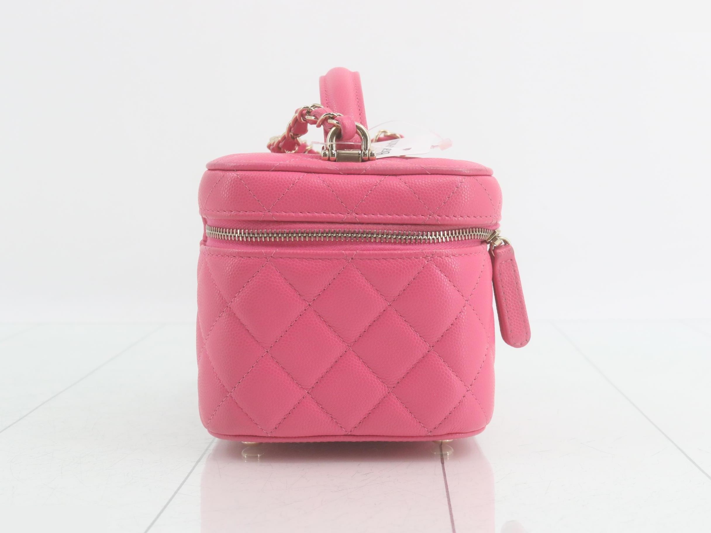 Plate Vanity Bag, Small, Matelassé Shoulder Bag — view 4