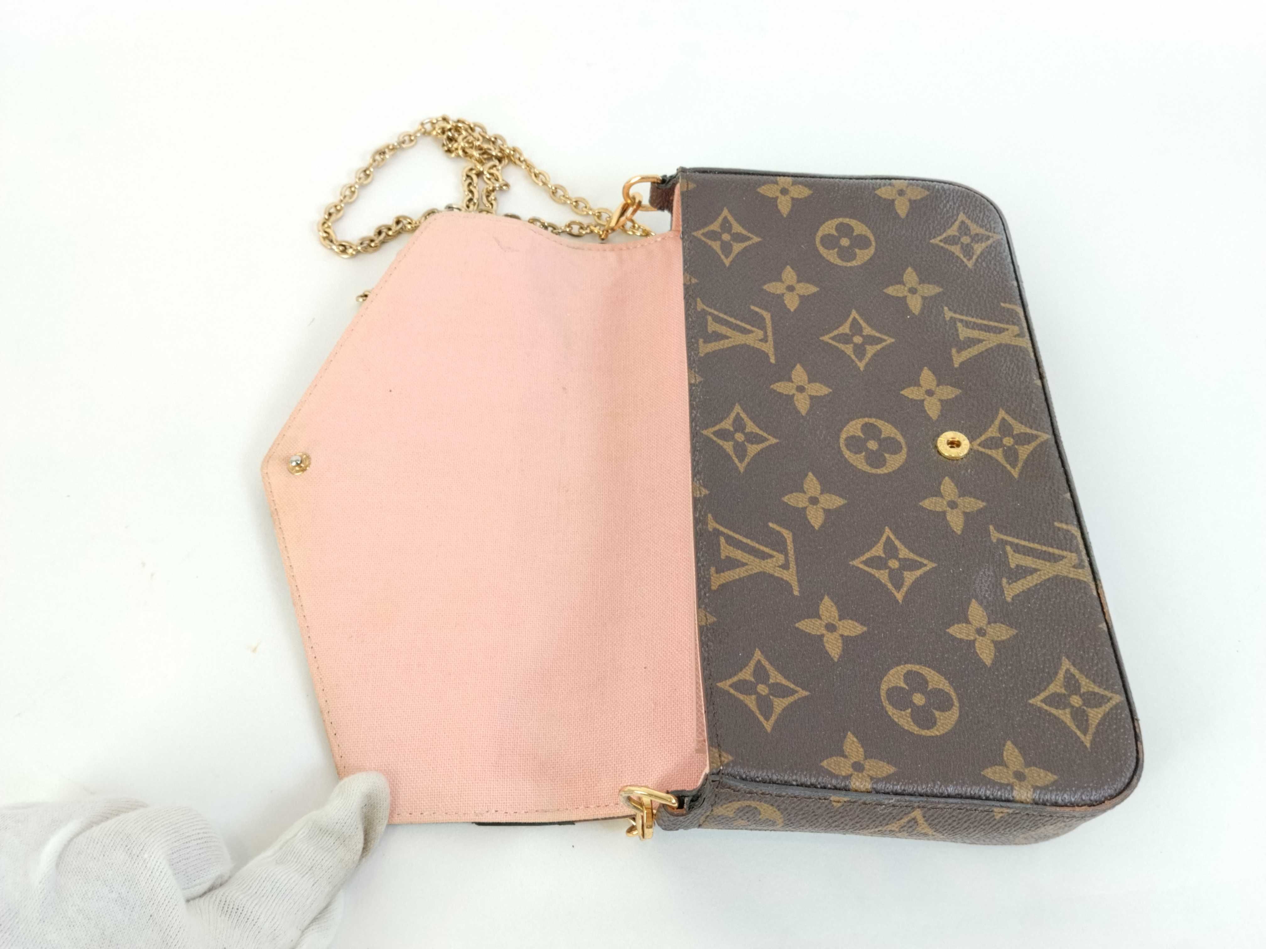 Monogram Pochette Felicie M67248 MI0148 Brown Shoulder Bag — view 9