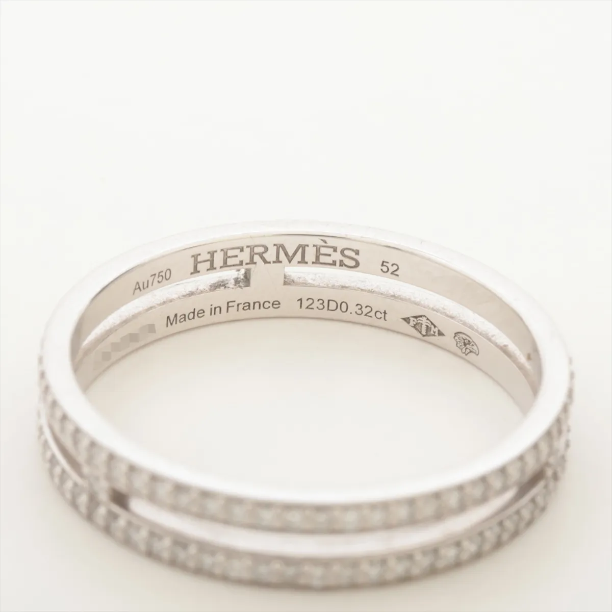 Arianne Diamond Ring 750(WG) 2.6g D0.32 52 21V109434 — view 3