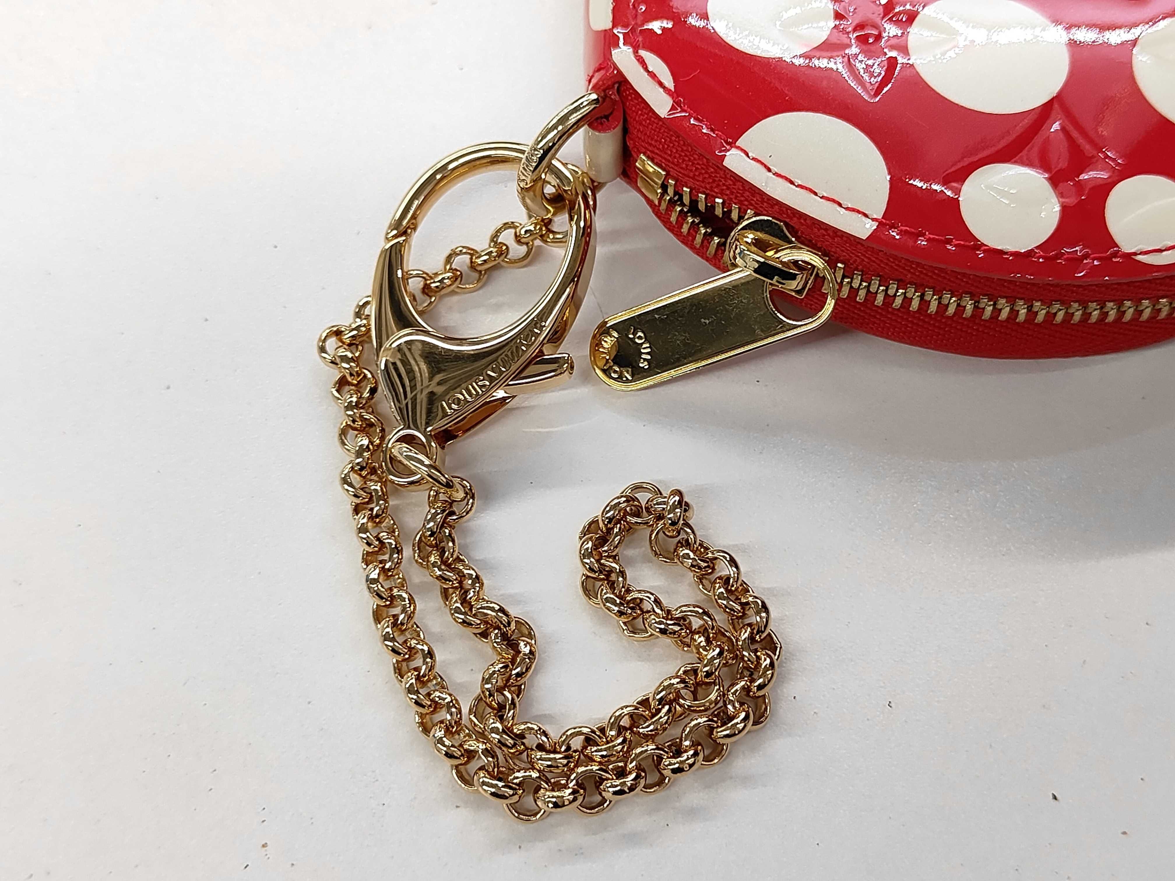 Monogram Vernis Dot Infinity Portemonnaie Chapeau M91570 Coin Case — view 5