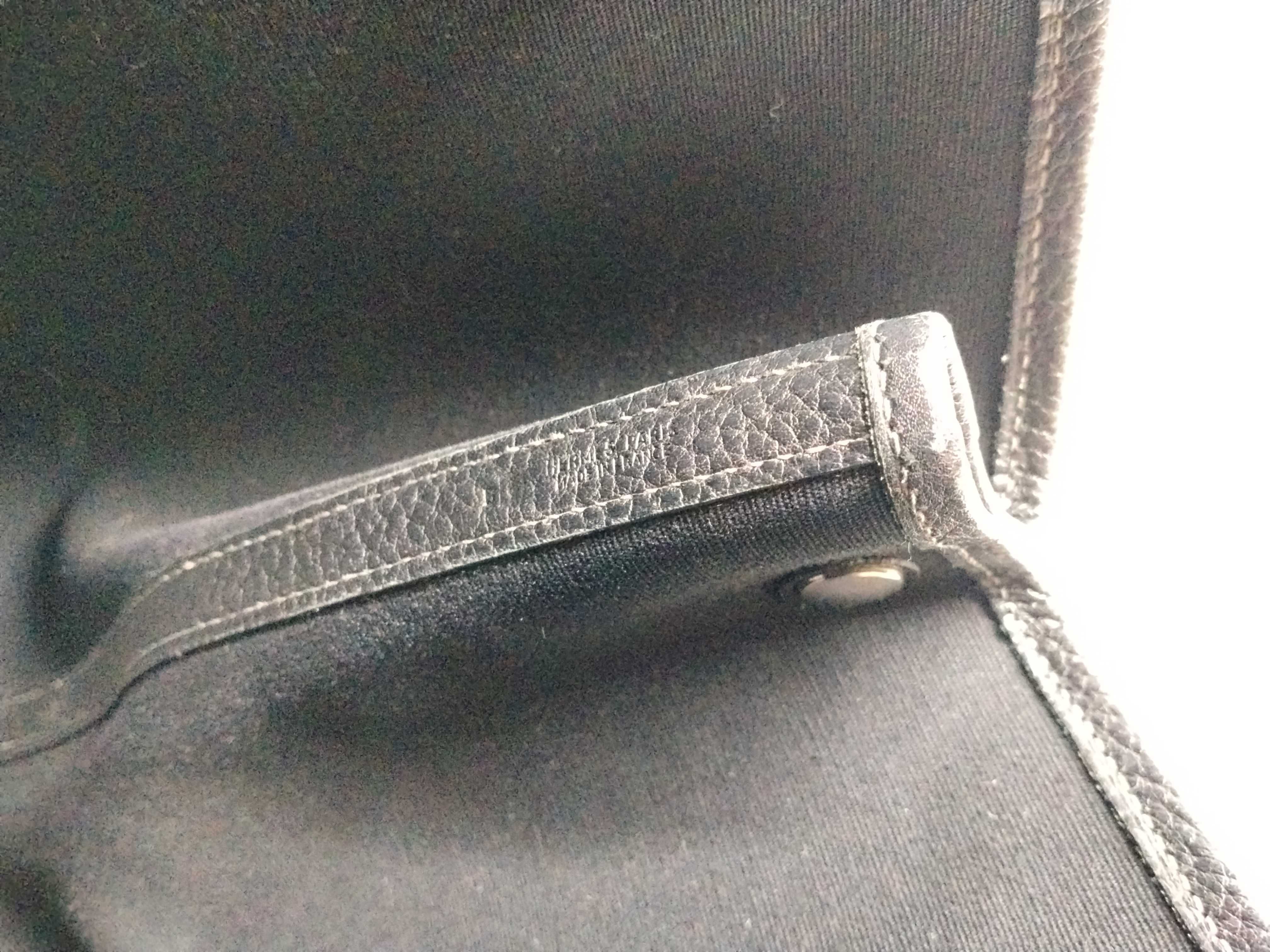 Garden Party Toile Black Silver Hardware G Stamp Tote Bag — view 11