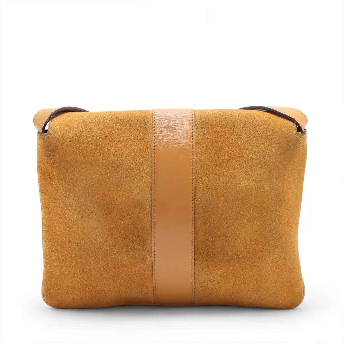 Allie Medium Suede Shoulder Bag, Brown 550126 — view 2