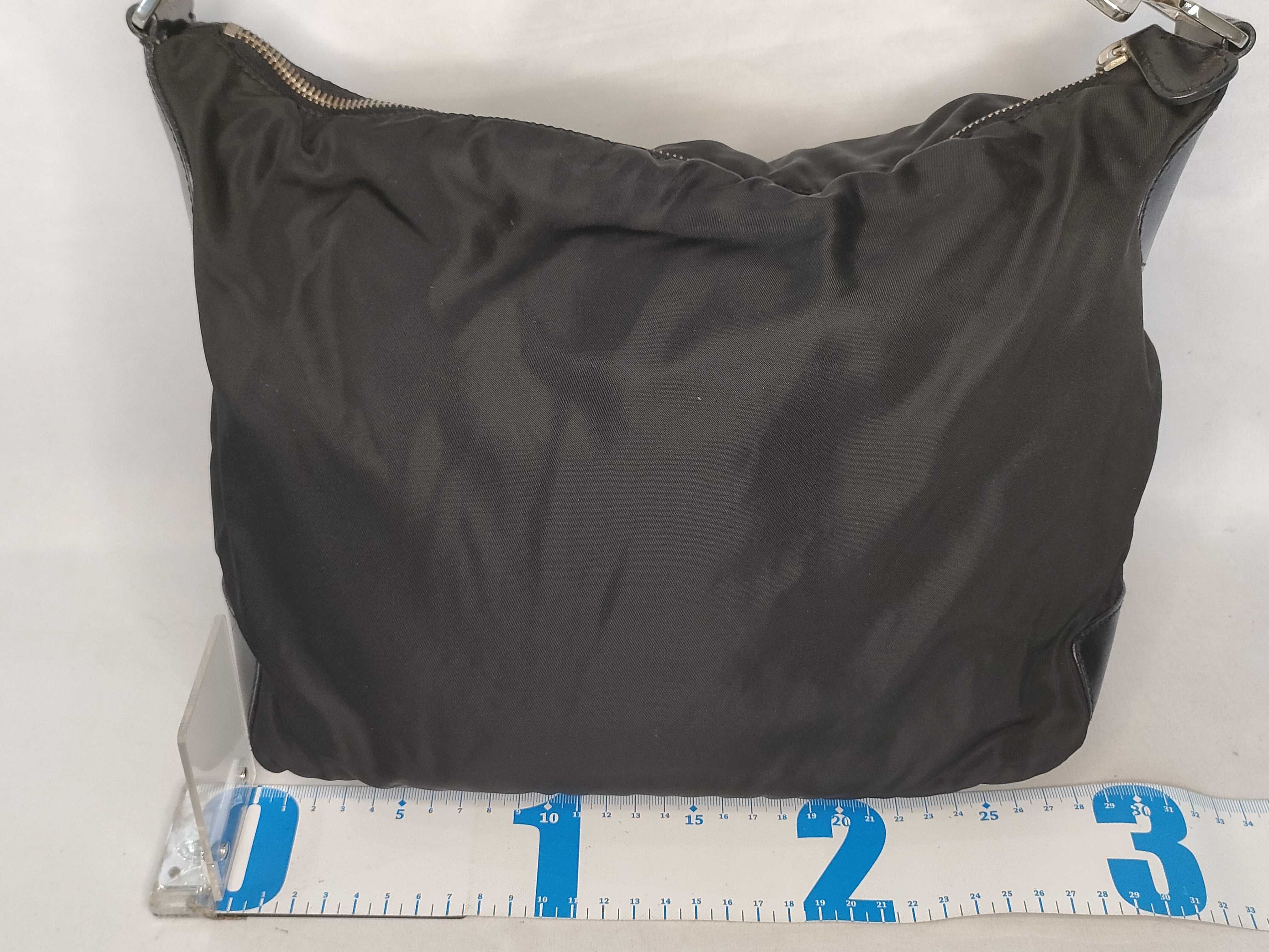Nylon Prada One-Shoulder Bag, Black, with Card Included. — view 2