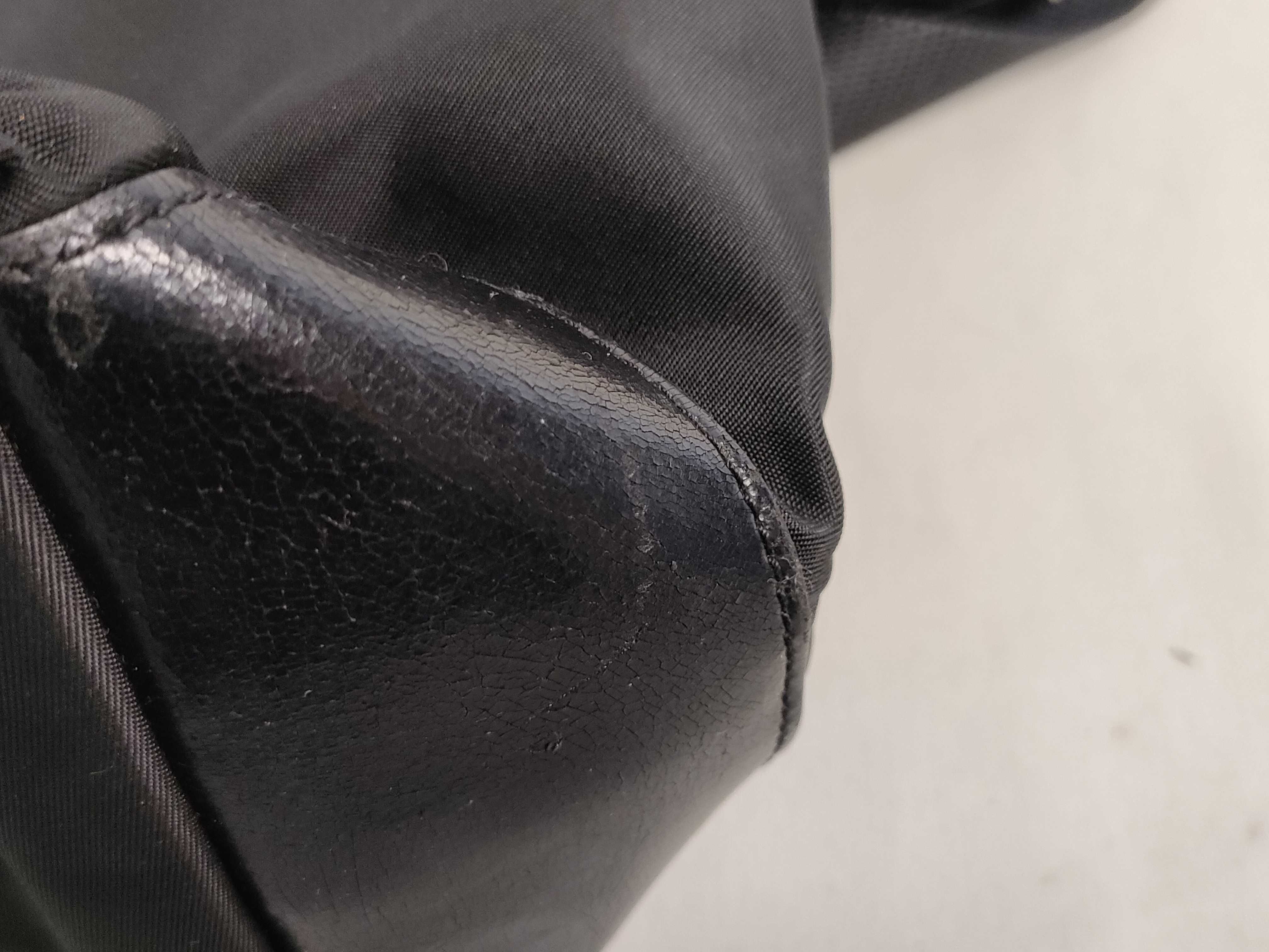 Nylon Prada One-Shoulder Bag, Black, with Card Included. — view 15