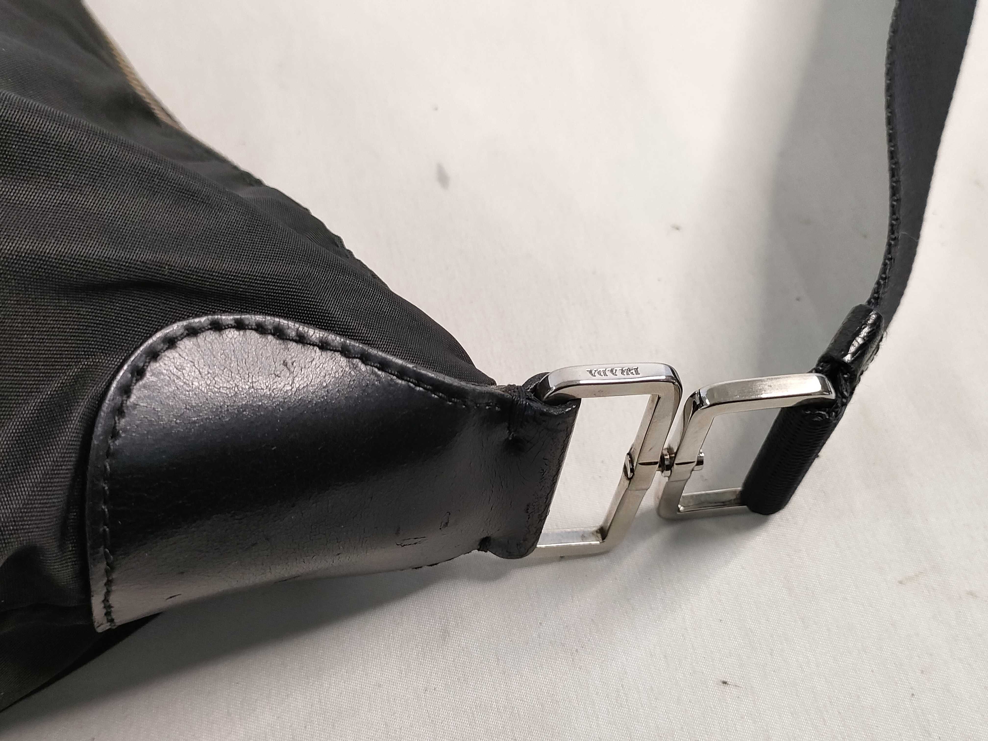 Nylon Prada One-Shoulder Bag, Black, with Card Included. — view 5