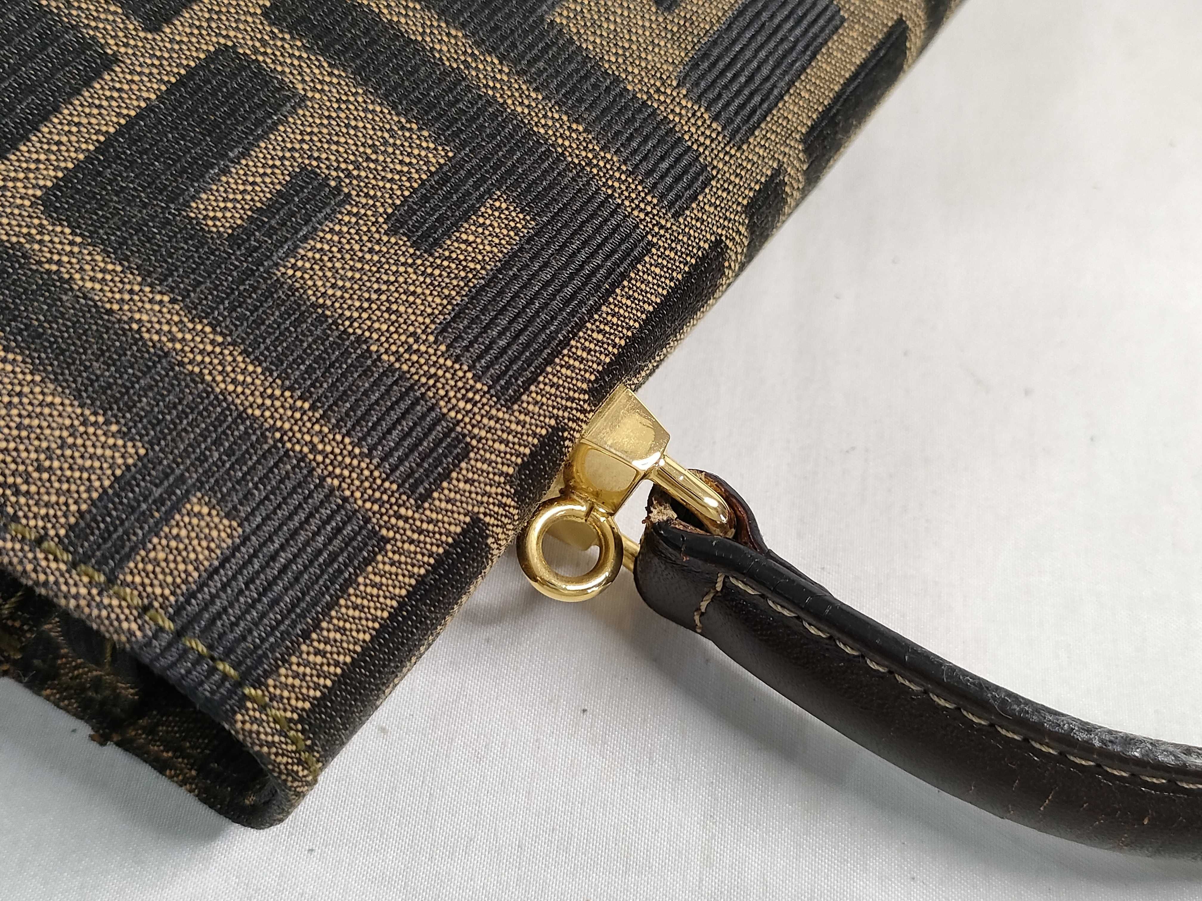 Zucca pattern Fendi Zucca canvas handbag Brown handbag — view 5